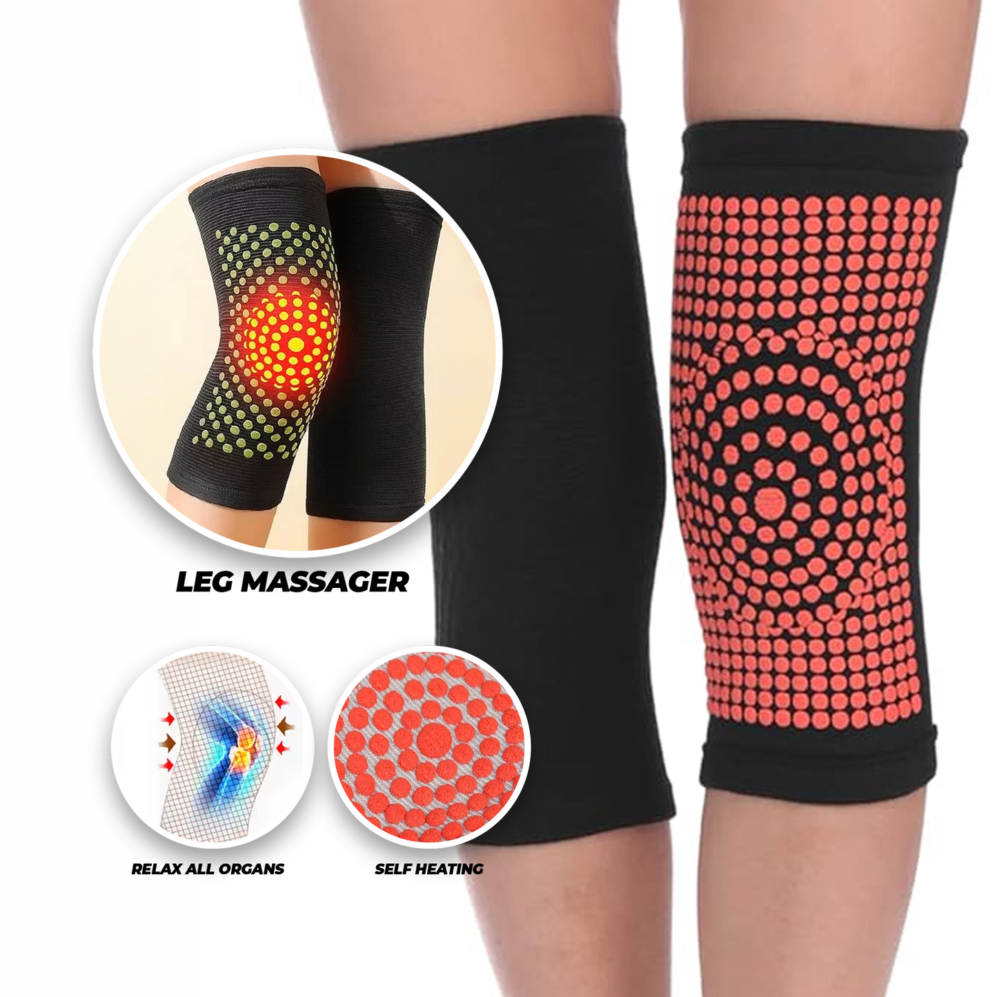Self-heating Knee Pads Arthritis Relieve Pain Improve Blood Circulation