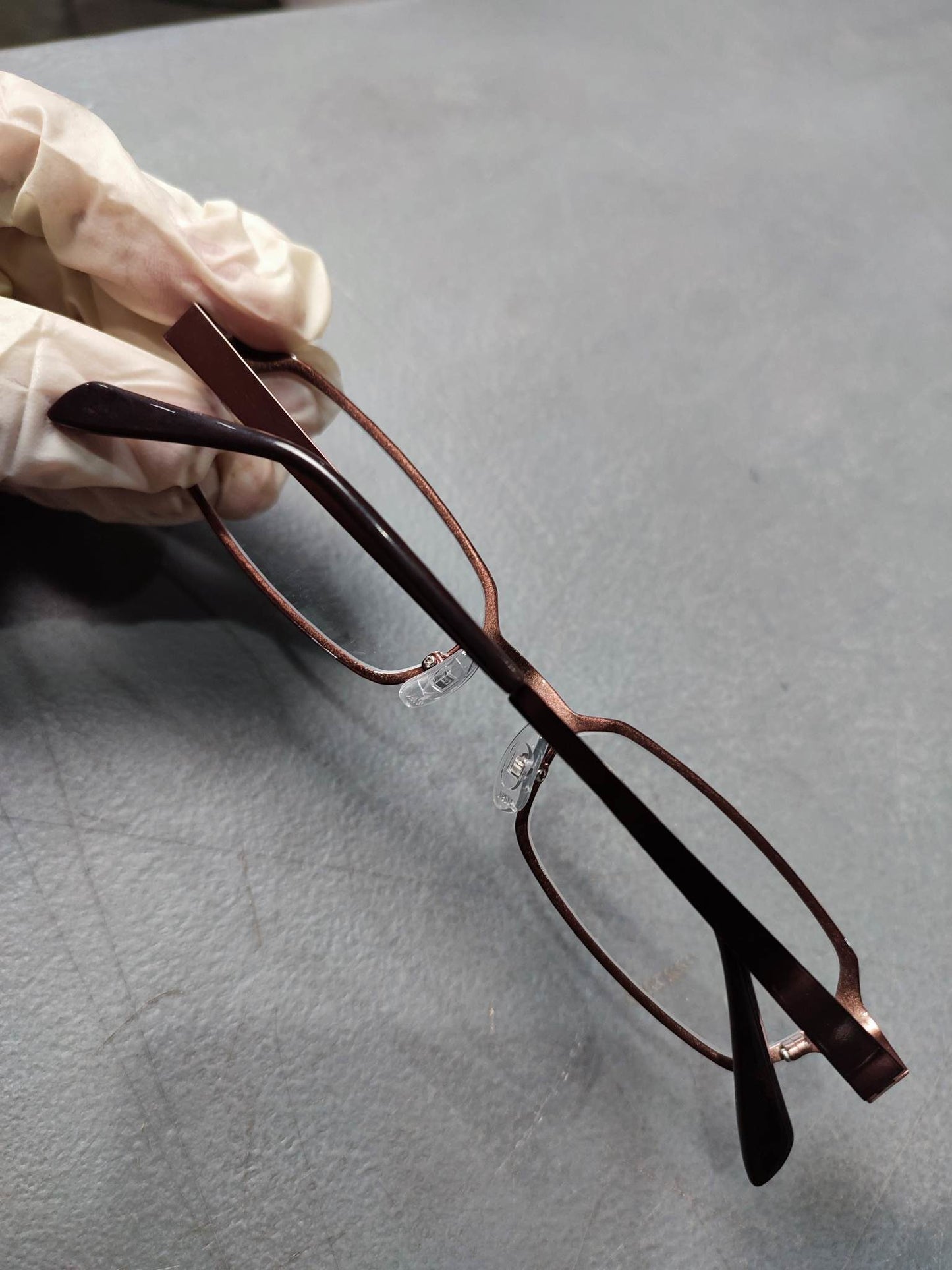 Plastic/Metal Frame JINS Glossy Brown (MMF-15S-057F84) Eyeglass