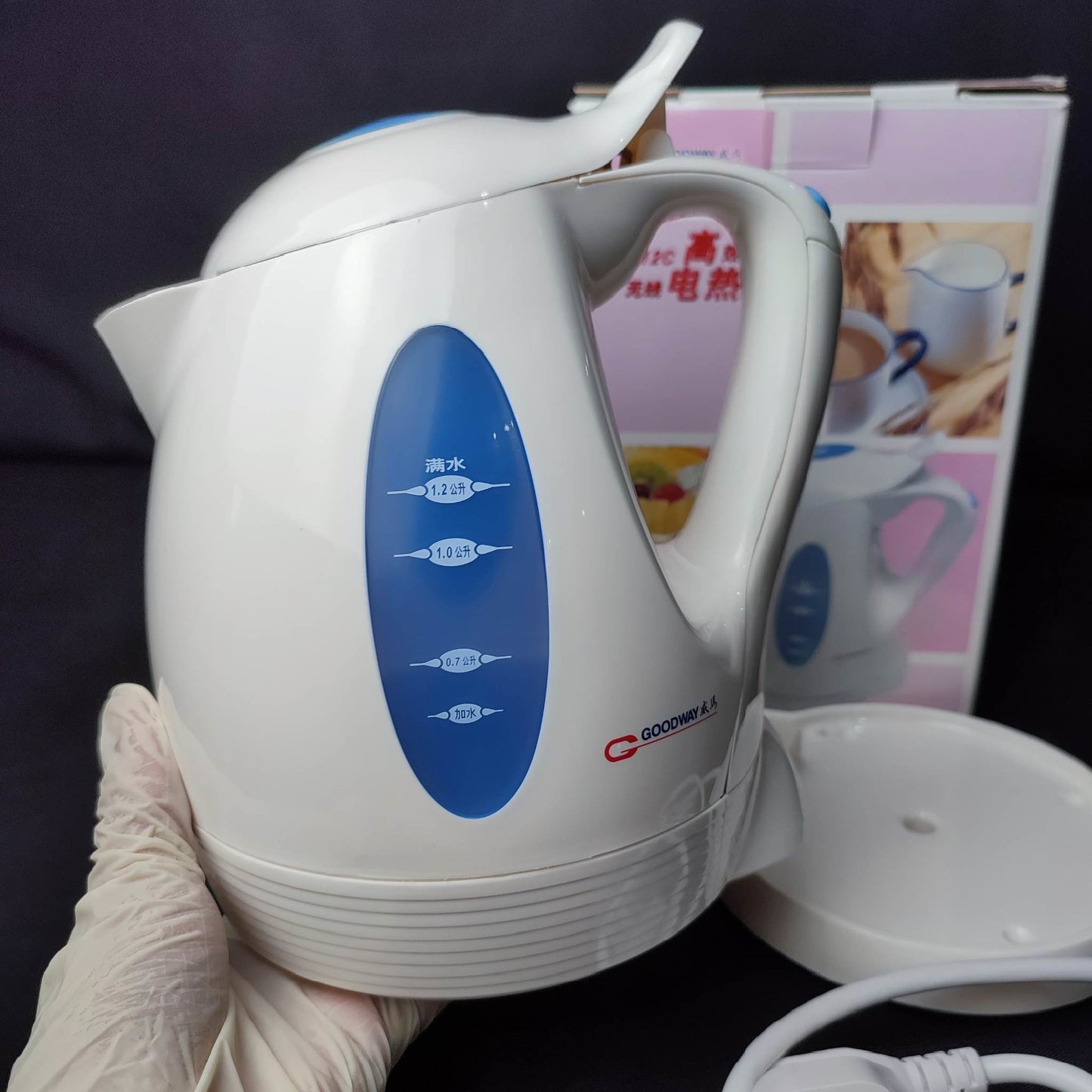 Goodway Cordless Jug Kettle 1.2 Liters (GK-212C) - International Mall PUll-out