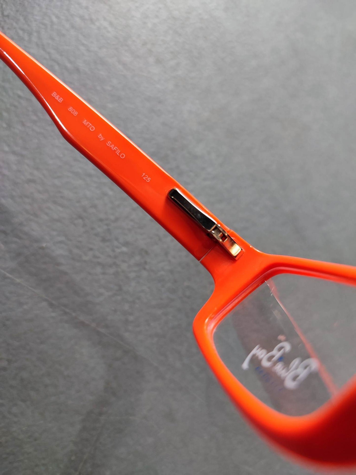 Plastic Frame Eyeglass Bluebay Eyewear Whitered Fluo (B&B 808 MTO)