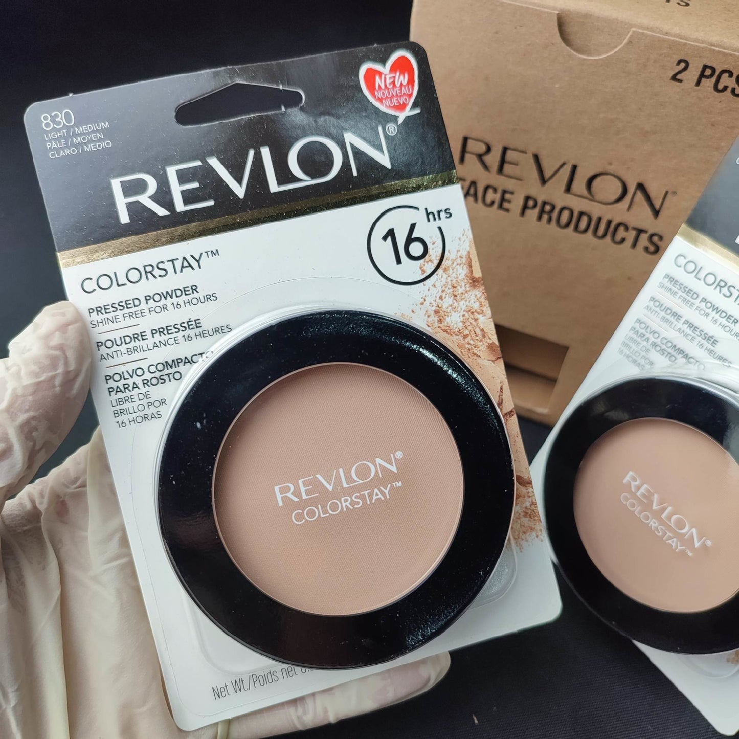 (008015-03) Revlon ColorStay Pressed Powder 8.4g 830 Light/Medium - International Mall Pull-out