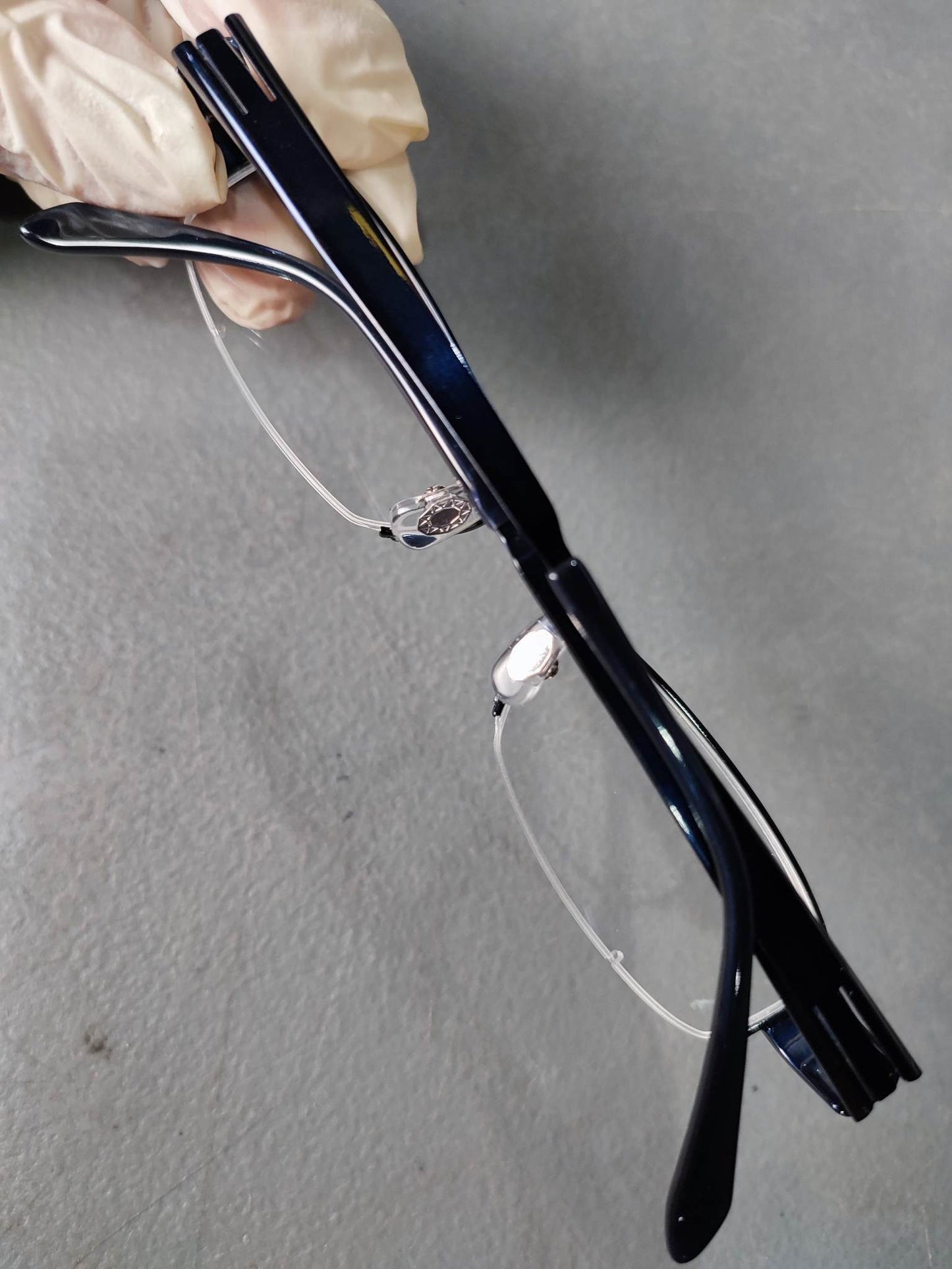 Plastic Frame JINS Brown/Dark Blue (MMN-15S572A58) Eyeglass