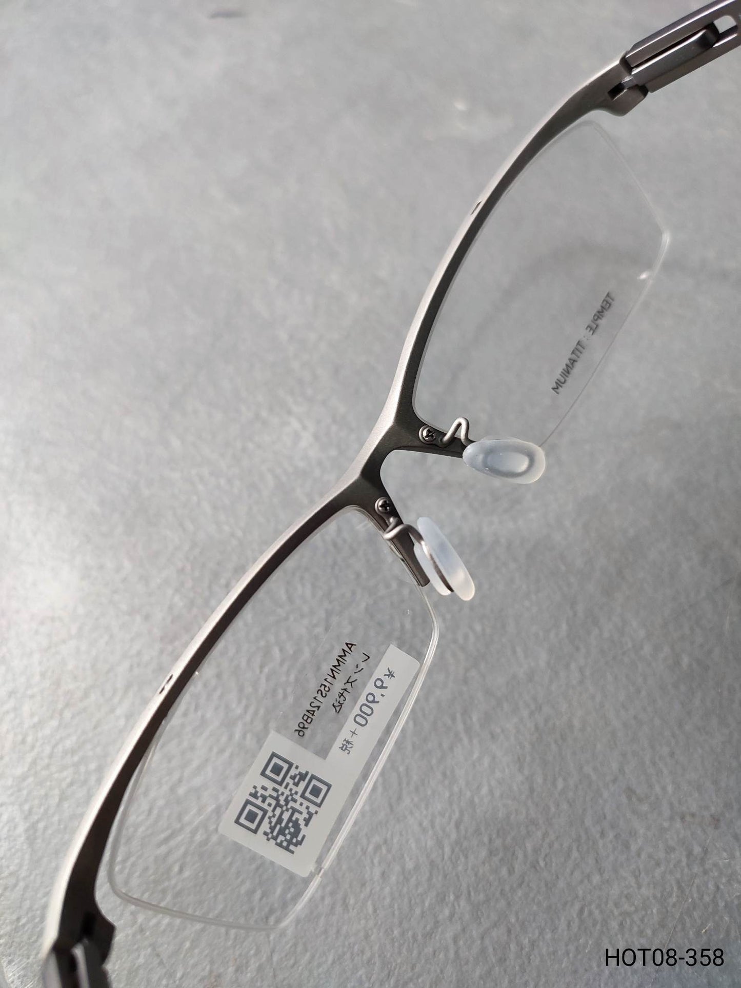Plastic Frame Eyeglass JINS Temple Titanium (AMMN15S124B96)