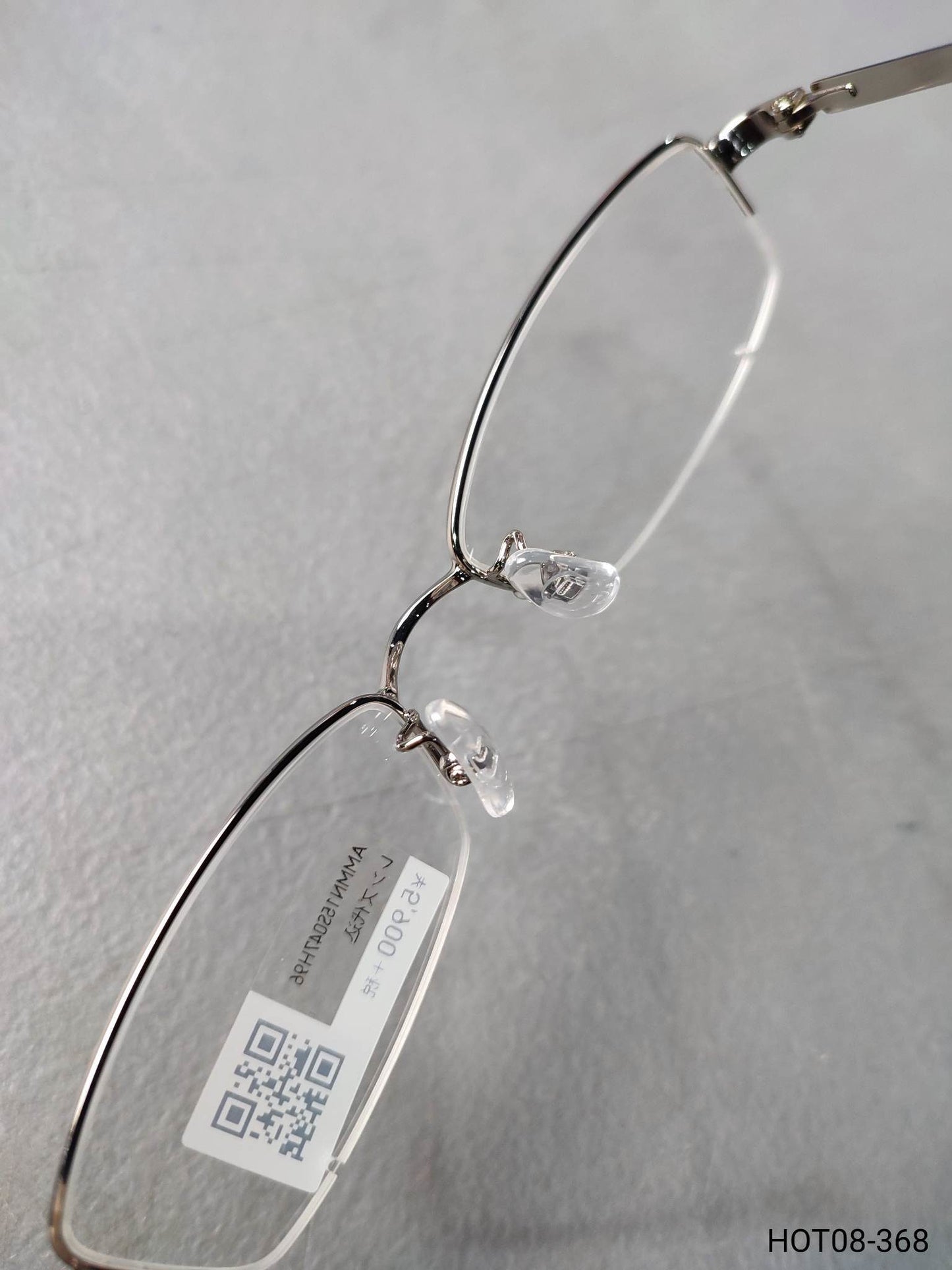 Plastic Frame Eyeglass JINS Silver (AMMN15S047A96)