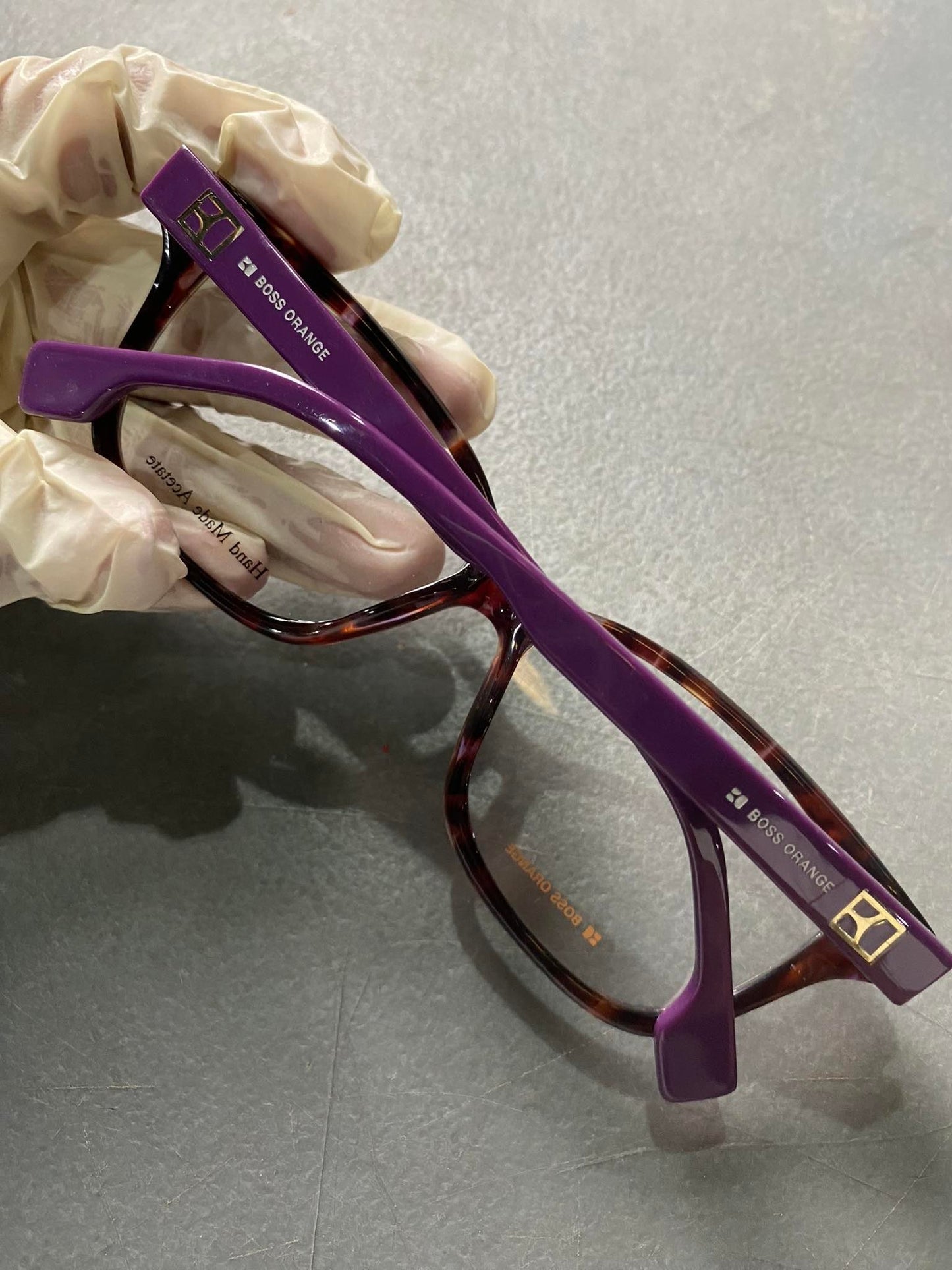 Plastic Frame BOSS ORANGE Violet (BO-0008SN0) Eyeglass