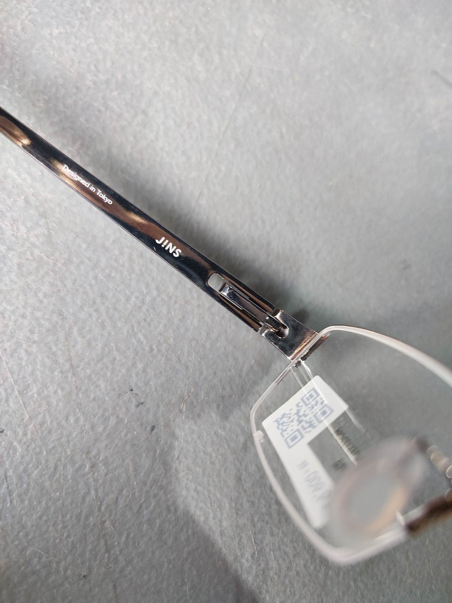 Stainless Metal Frame JINS Silver (MTN-15S-122C) Eyeglass
