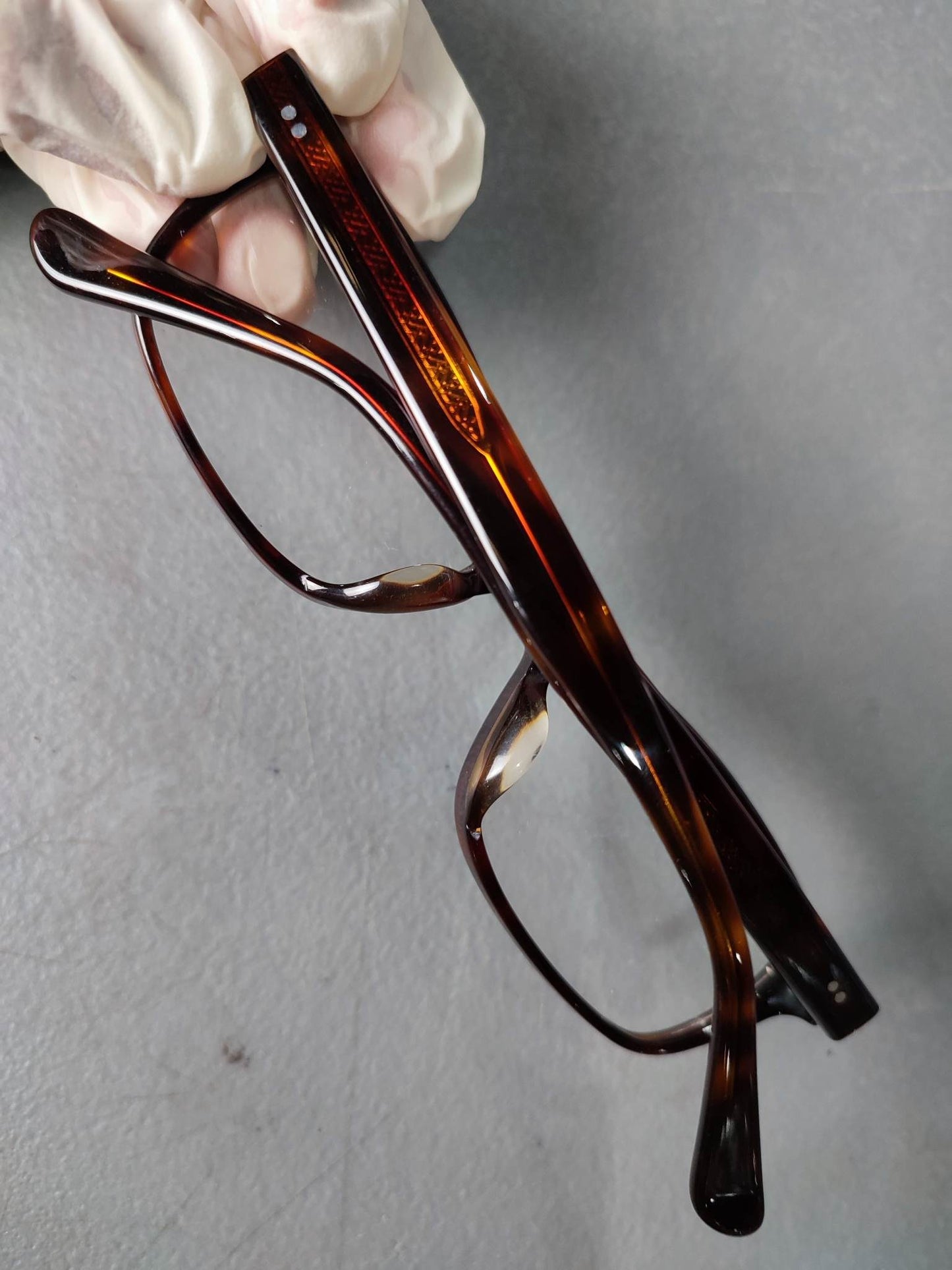 Plastic Frame JINS Black Orange (MCF-15S075E) Eyeglass