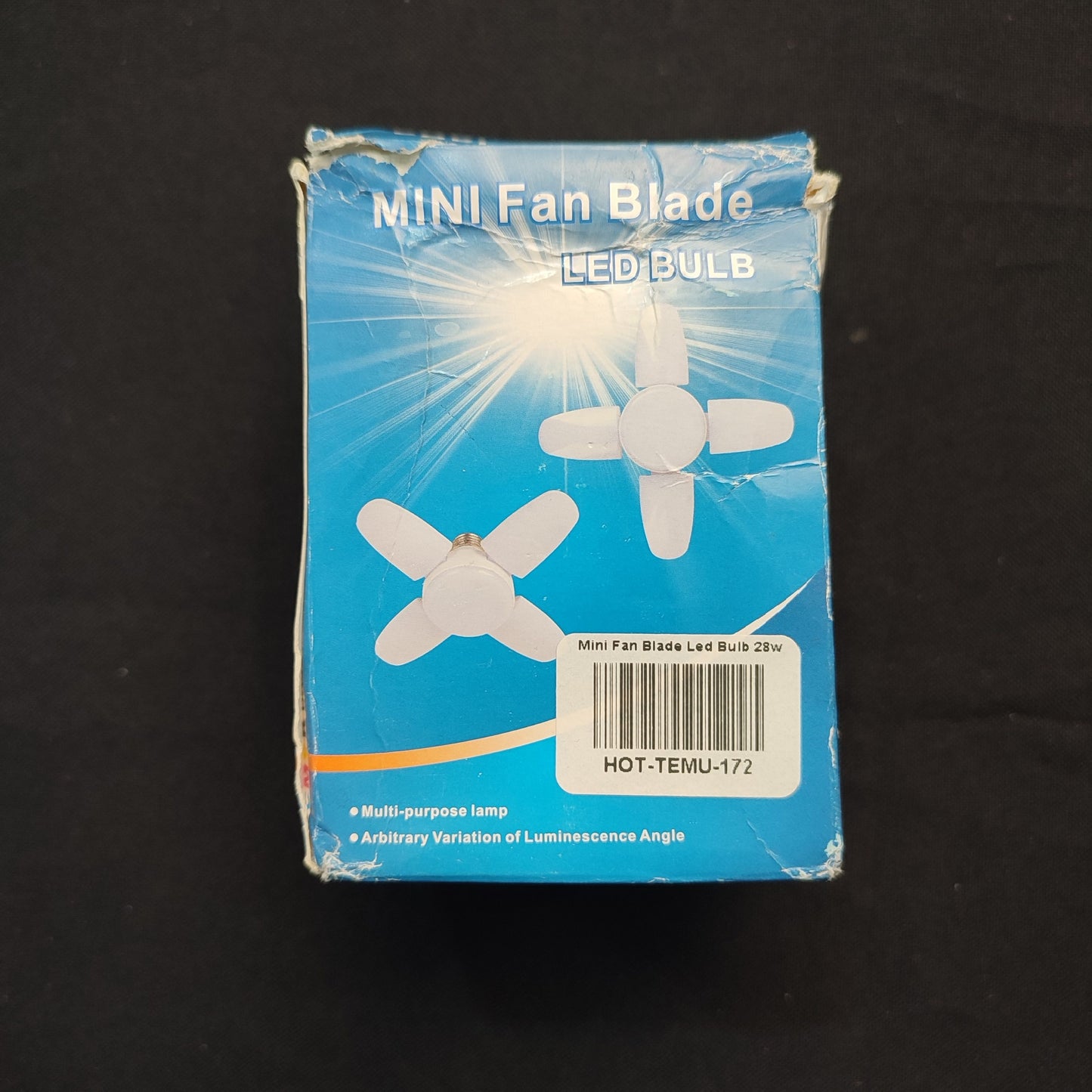 Mini Fan Blade Led Bulb 28w