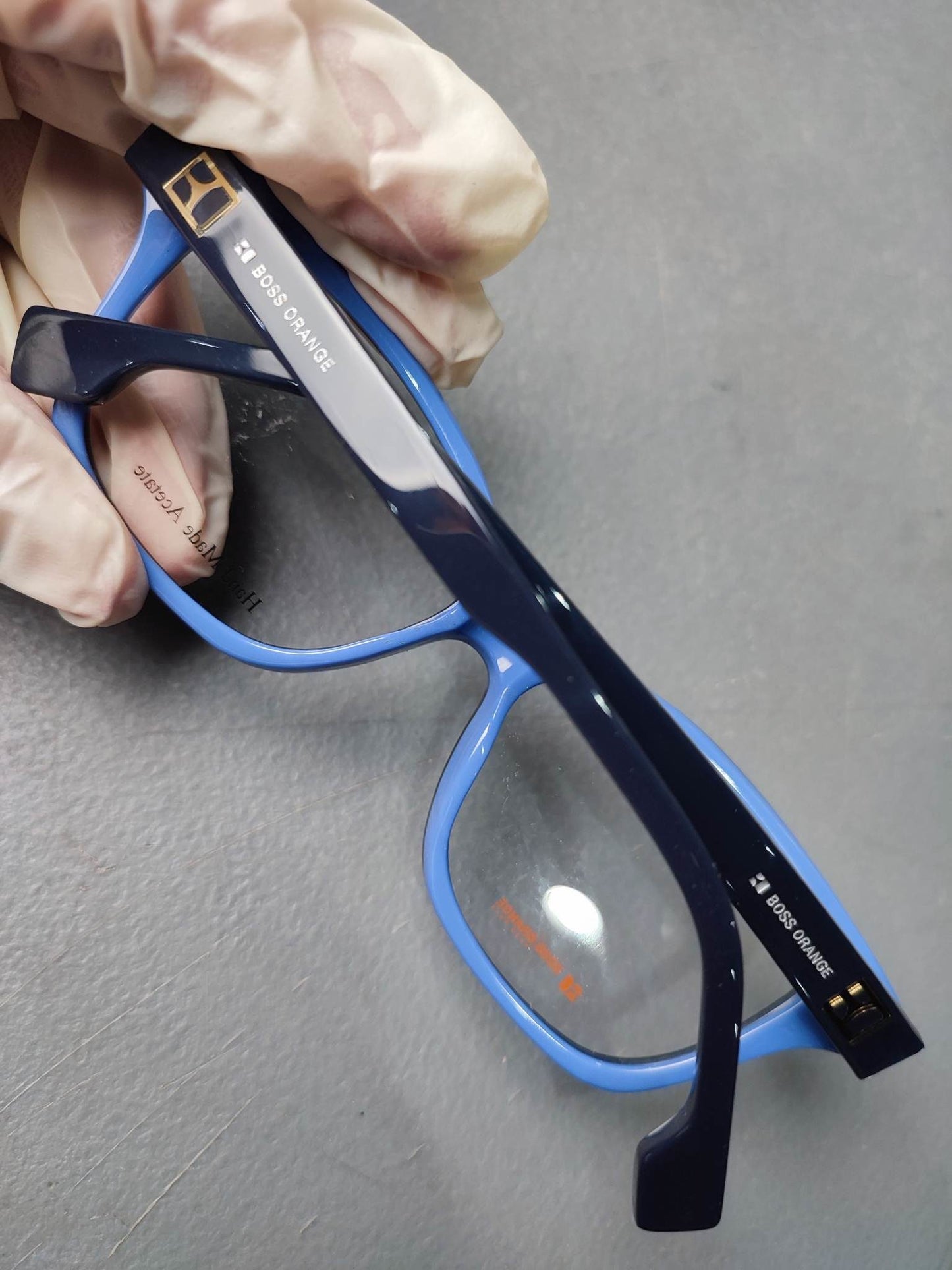 Plastic Frame BOSS ORANGE Ltbldkblblu (B0 0008 HUT) Eyeglass