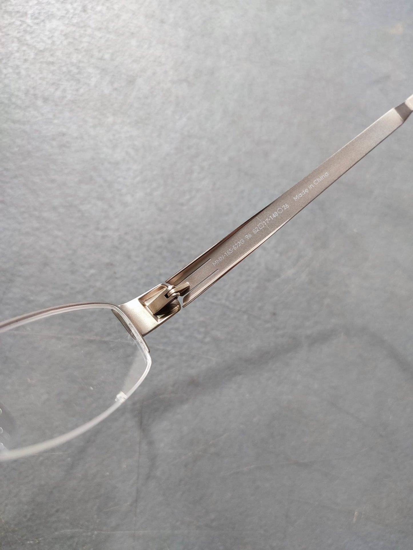 Plastic/Metal Frame JINS Silver (AMMN15S572G96) Eyeglass
