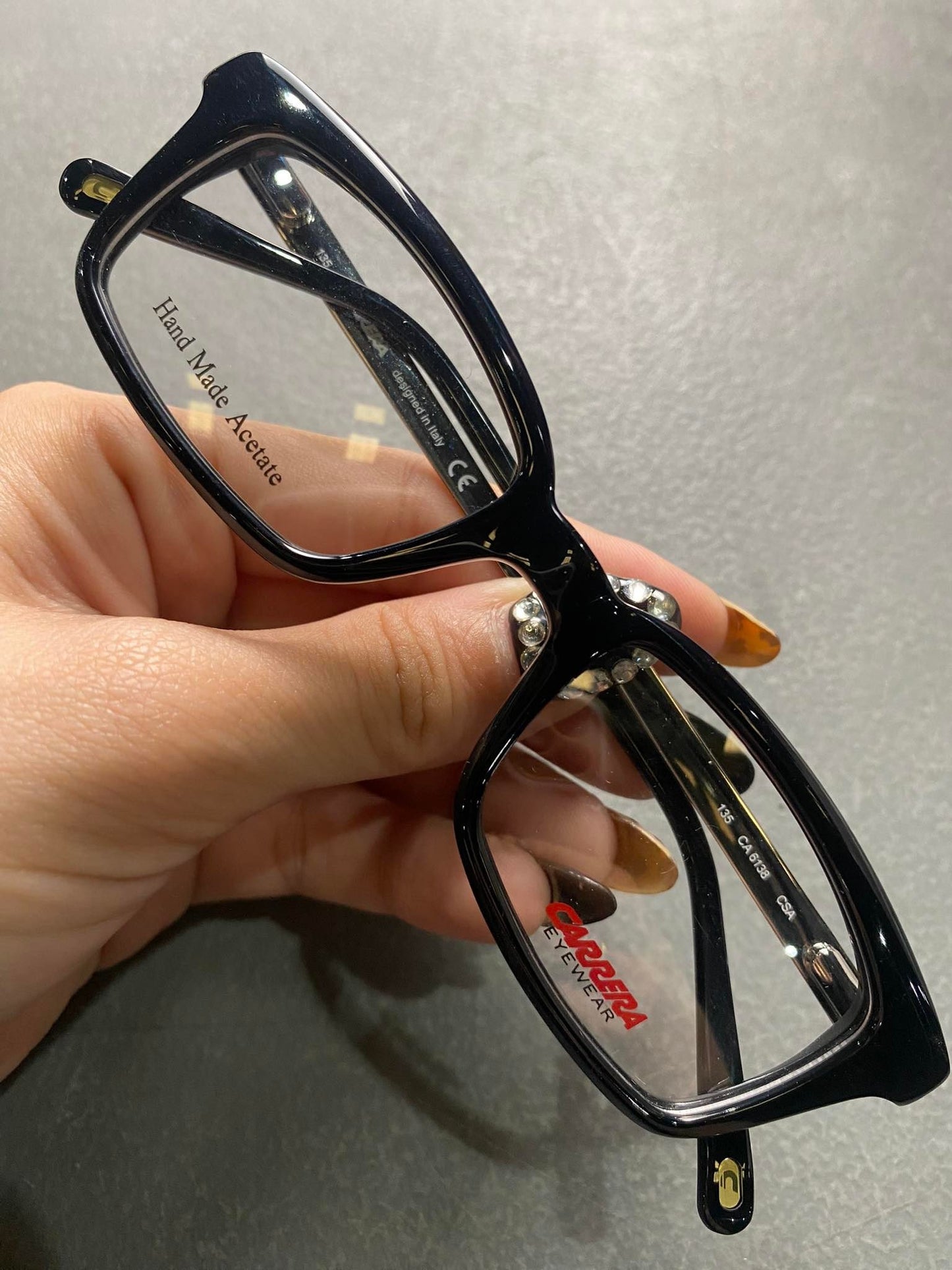 Plastic/Metal Frame CARRERA Black Glossy (CAG138CSA) Eyeglass