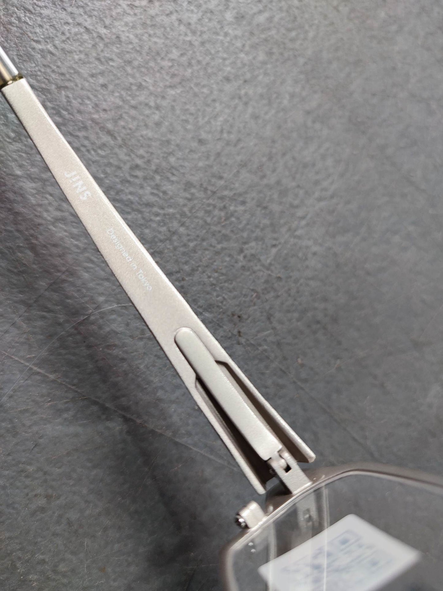 Plastic/Metal Frame JINS Silver (AMMF15S065B96) Eyeglass