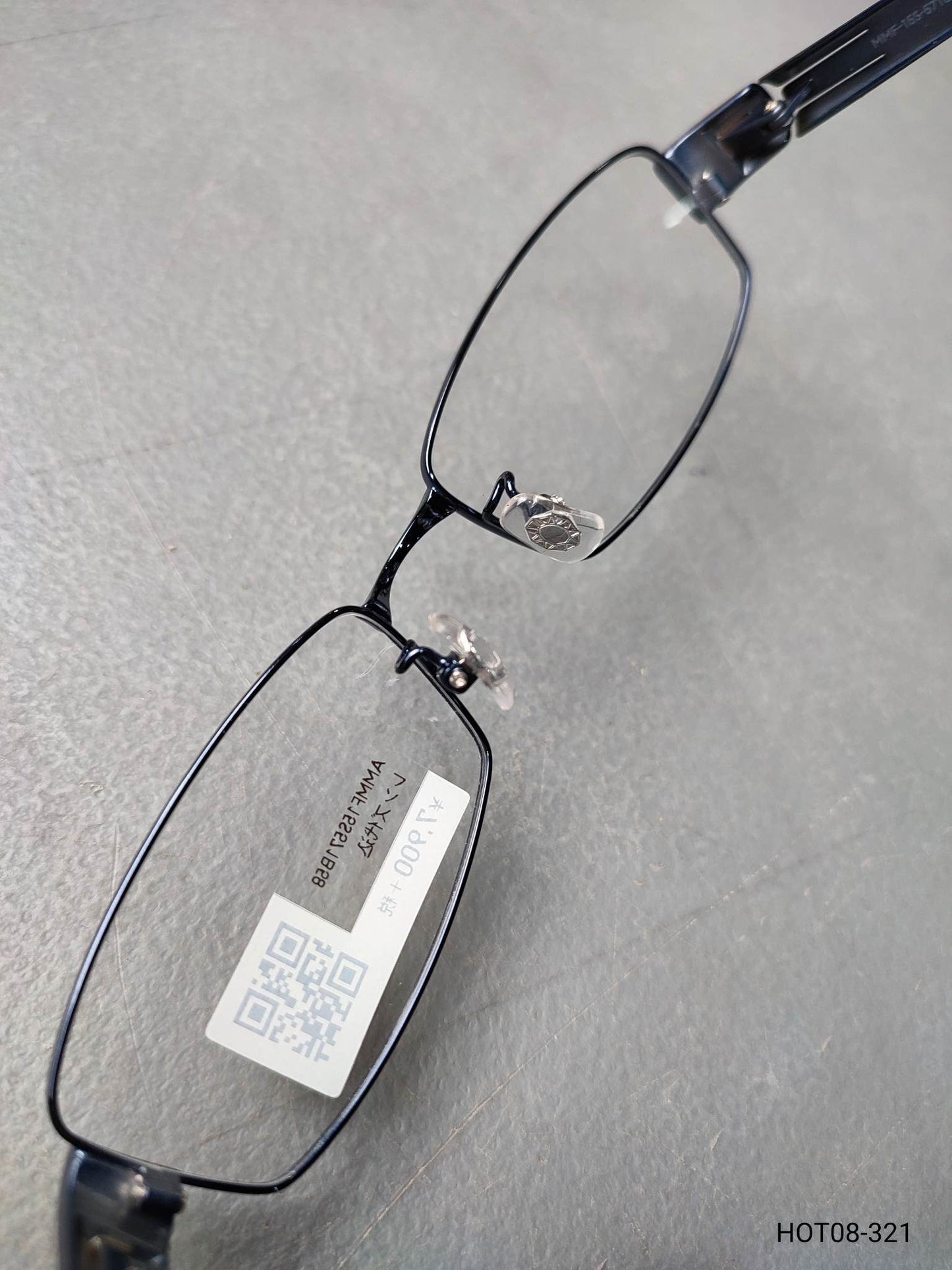 Plastic/Metal Frame JINS Glossy Blue (AMMF15S571B58) Eyeglass