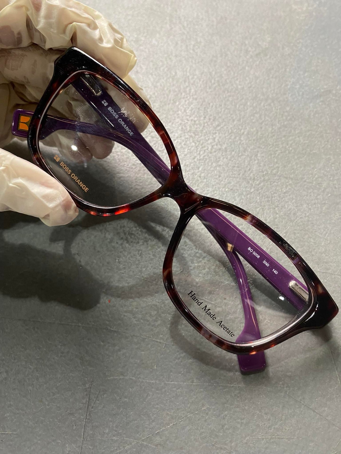 Plastic Frame BOSS ORANGE Violet (BO-0008SN0) Eyeglass