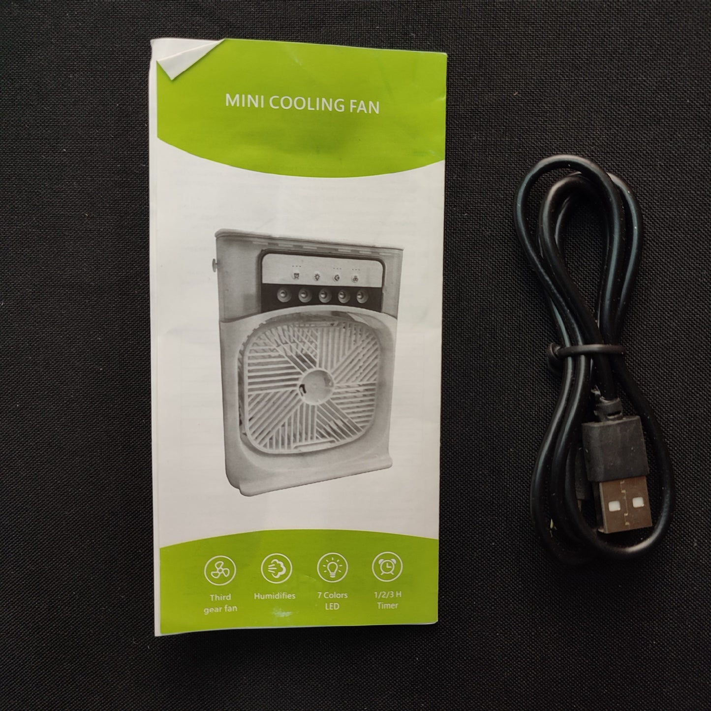 Mini Cooling Fan 10W - Black