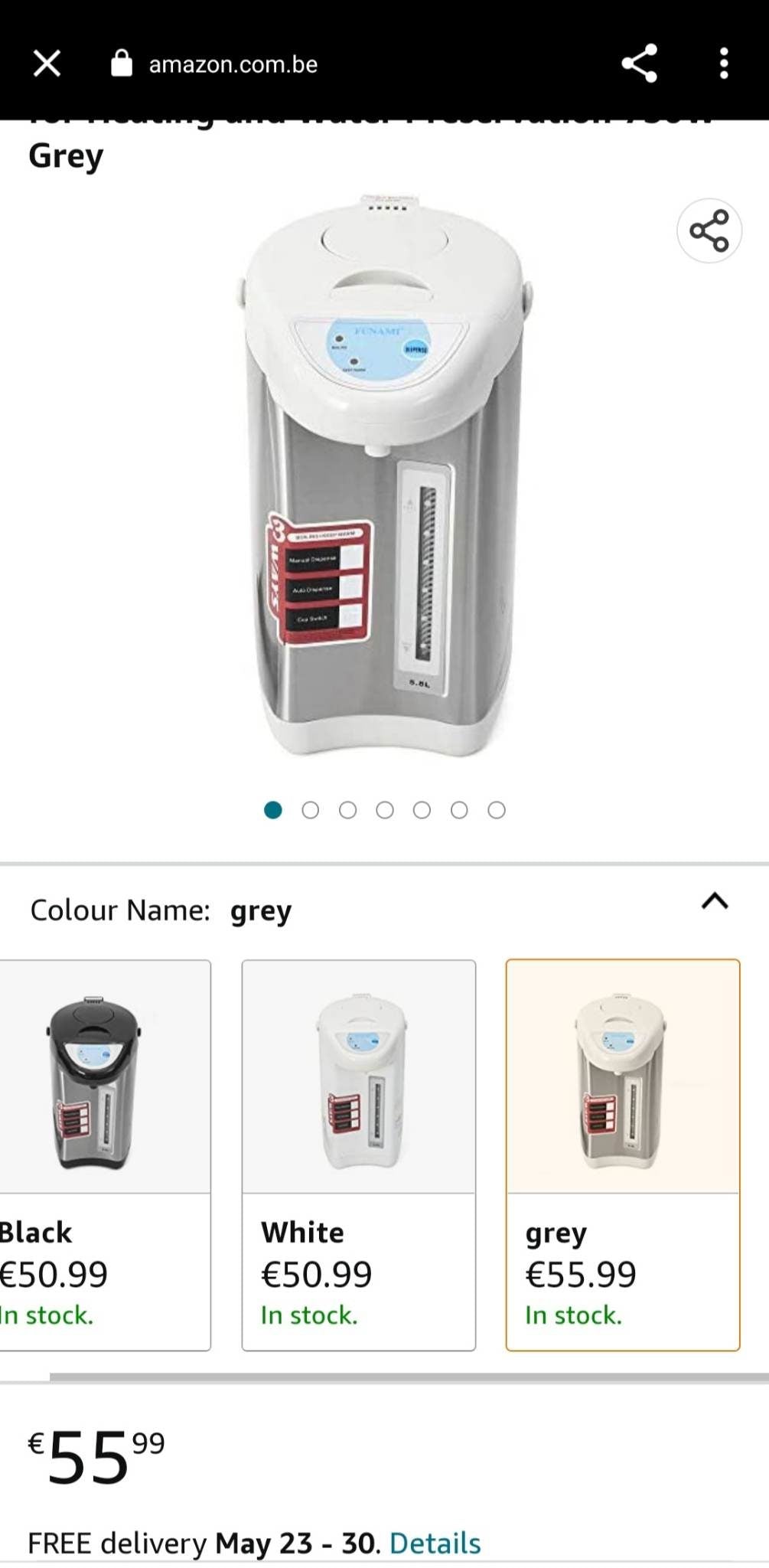 Goodway Electric Thermos Pot 3 Liters (GHP-30K) - International Mall PUll-out