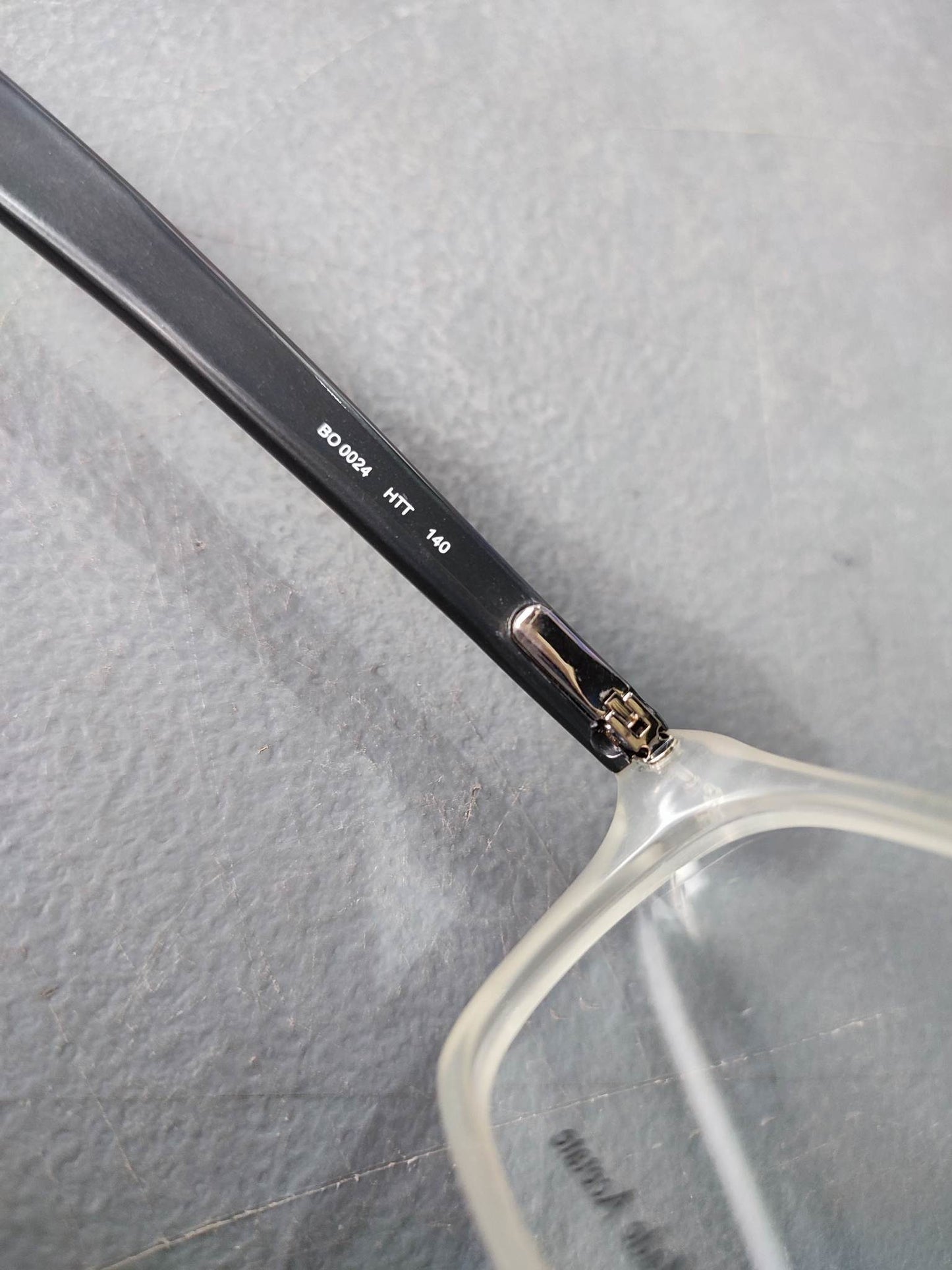 Plastic Frame BOSS ORANGE Black/White (BO-0024 HTT) Eyeglass