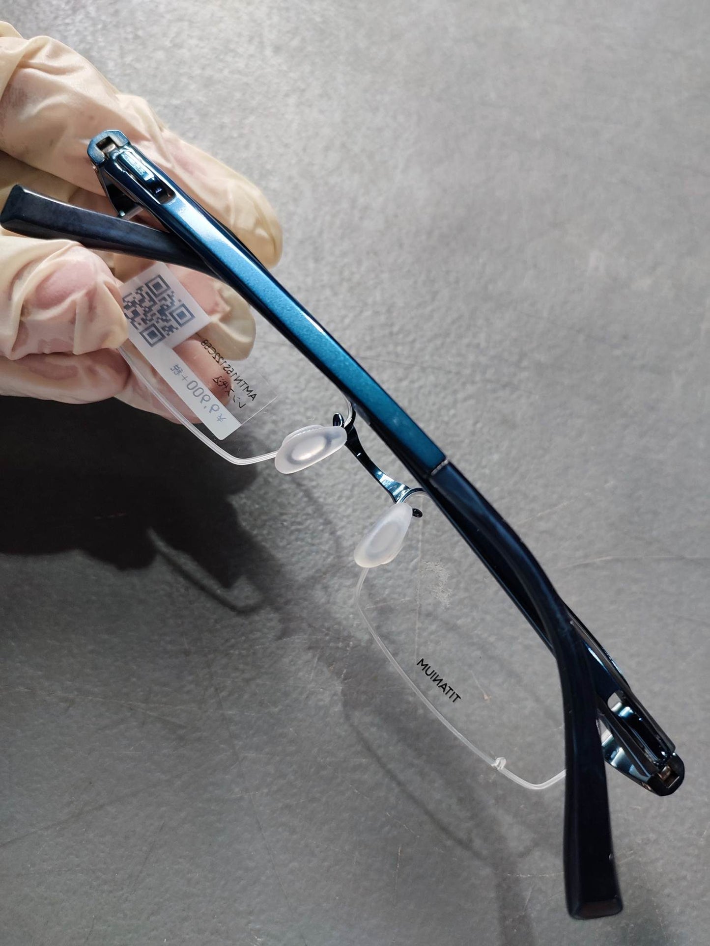 Plastic Frame JINS Glossy Blue (AMTN15S122C58) Eyeglass