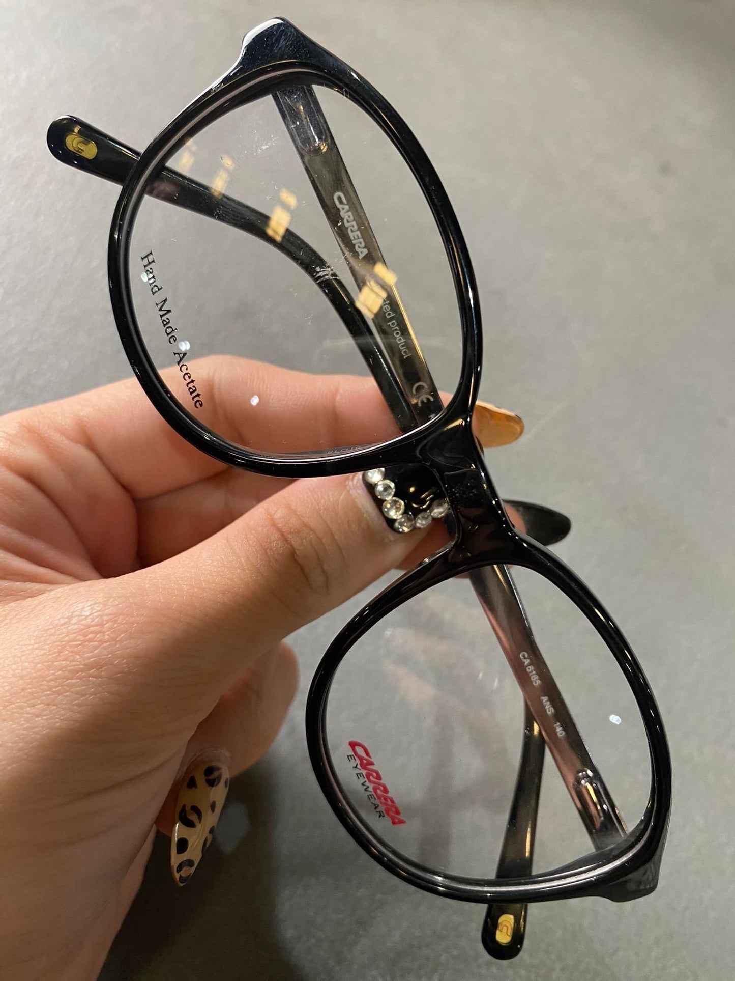 Plastic/Metal Frame CARREA Black Dkruth (CA6165 ANS) Eyeglass
