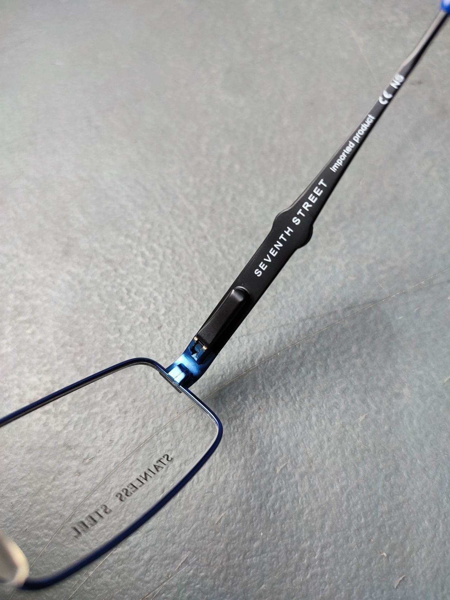 Plastic/Metal Frame SAFILO Black/Glossy Blue (S154S18) Eyeglass