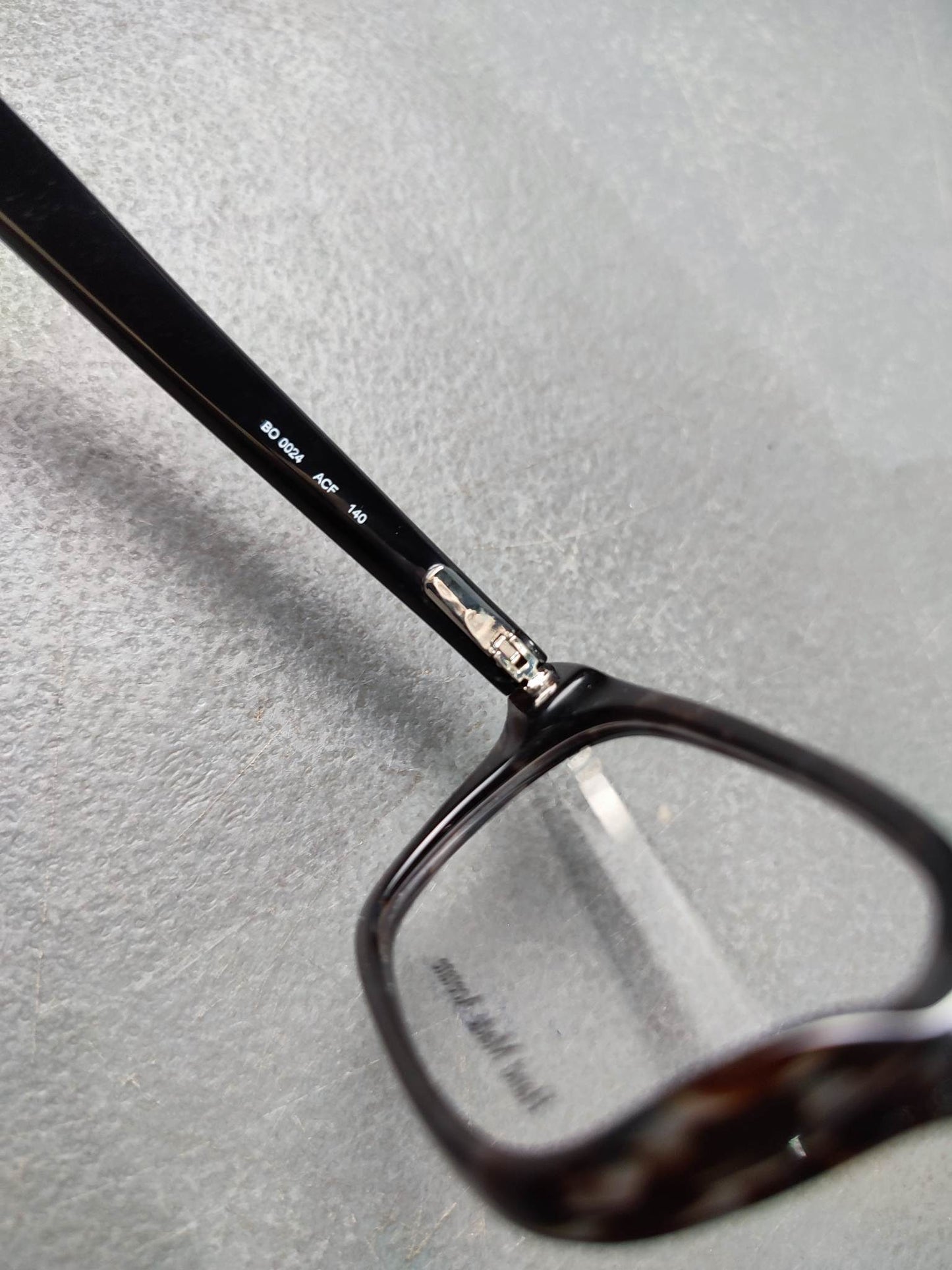 Plastic Frame BOSS ORANGE Black/Gray (B0 0024 ACF) Eyeglass