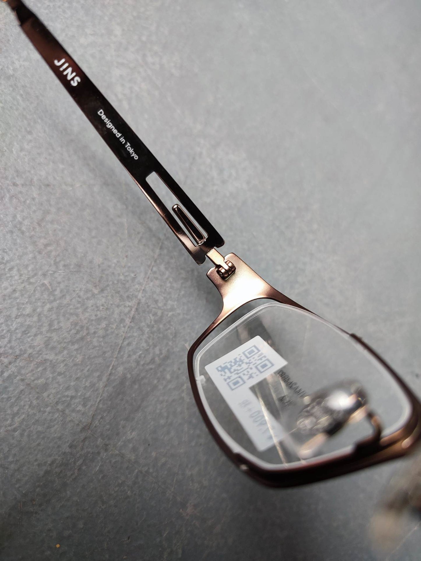 Plastic Frame JINS Matt Brown (AMMN14A264B87) Eyeglass