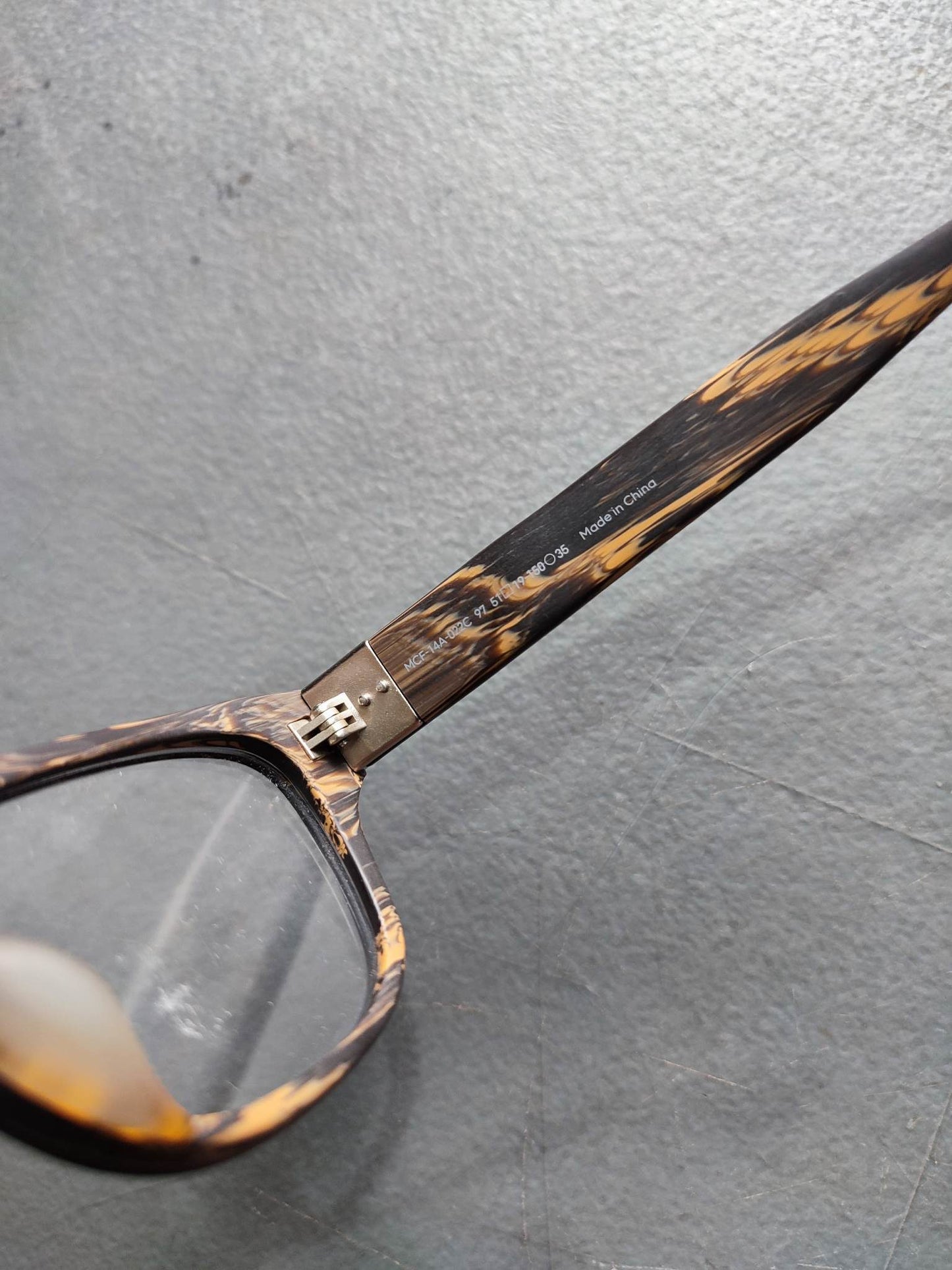 Plastic Frame JINS Matte Black/Brown (AMCF14A022C97) Eyeglass
