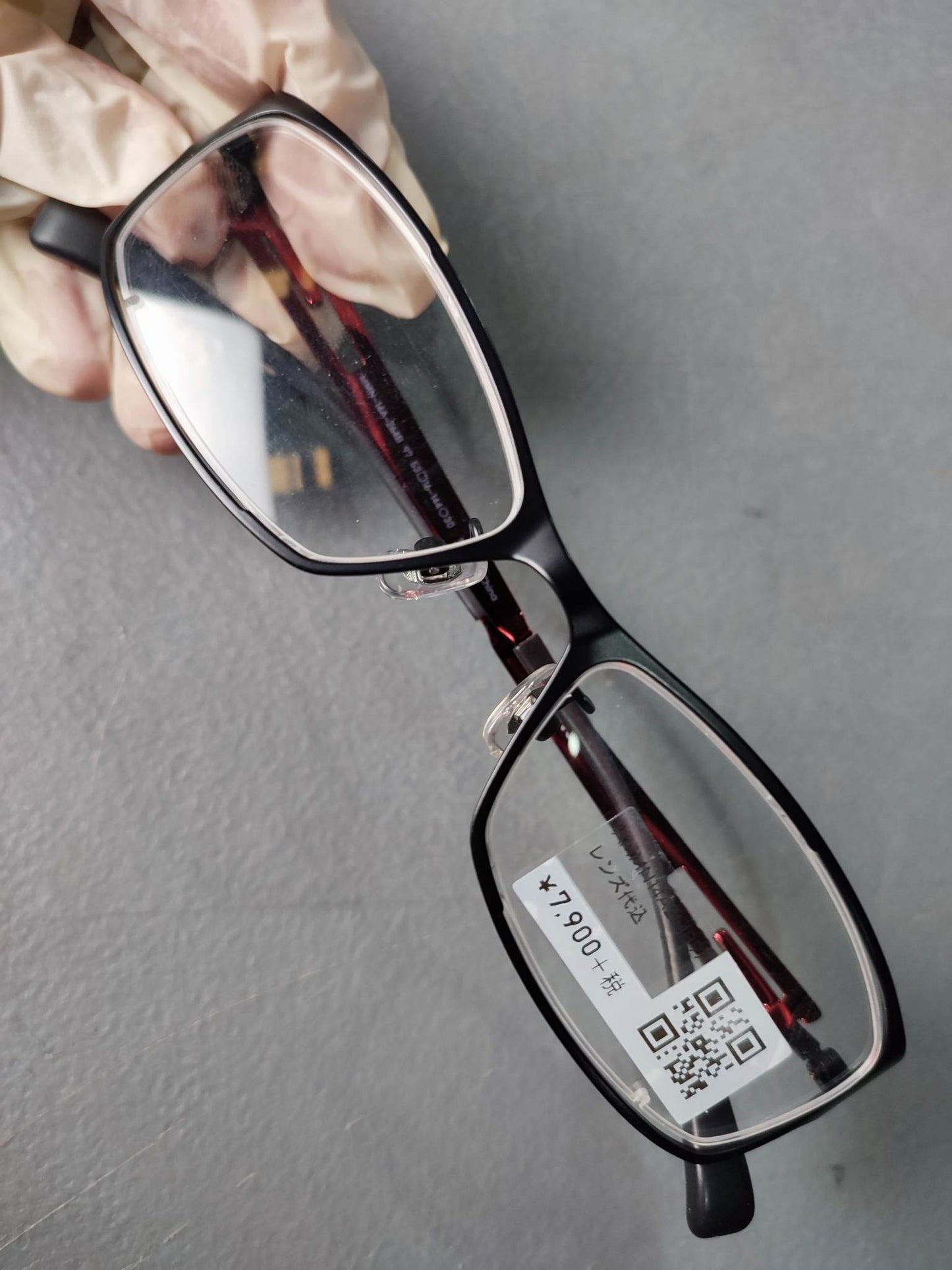 Plastic Frame JINS Red/Black Gloss (AMMN14A264B97) Eyeglass