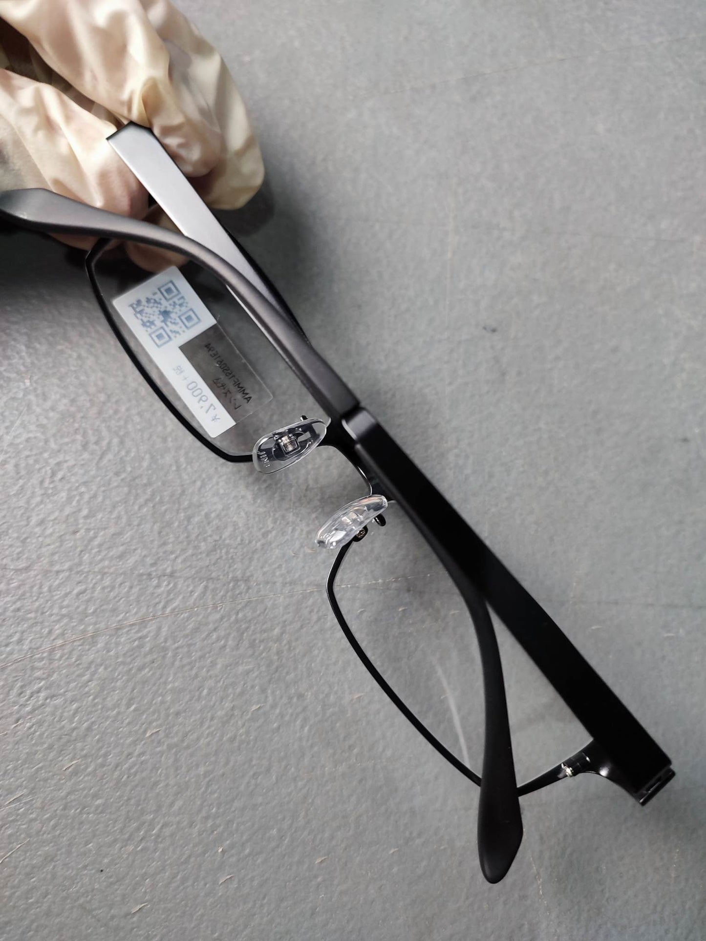 Plastic/Metal Frame Eyeglass JINS Matt Black (AMMF15S061E94)