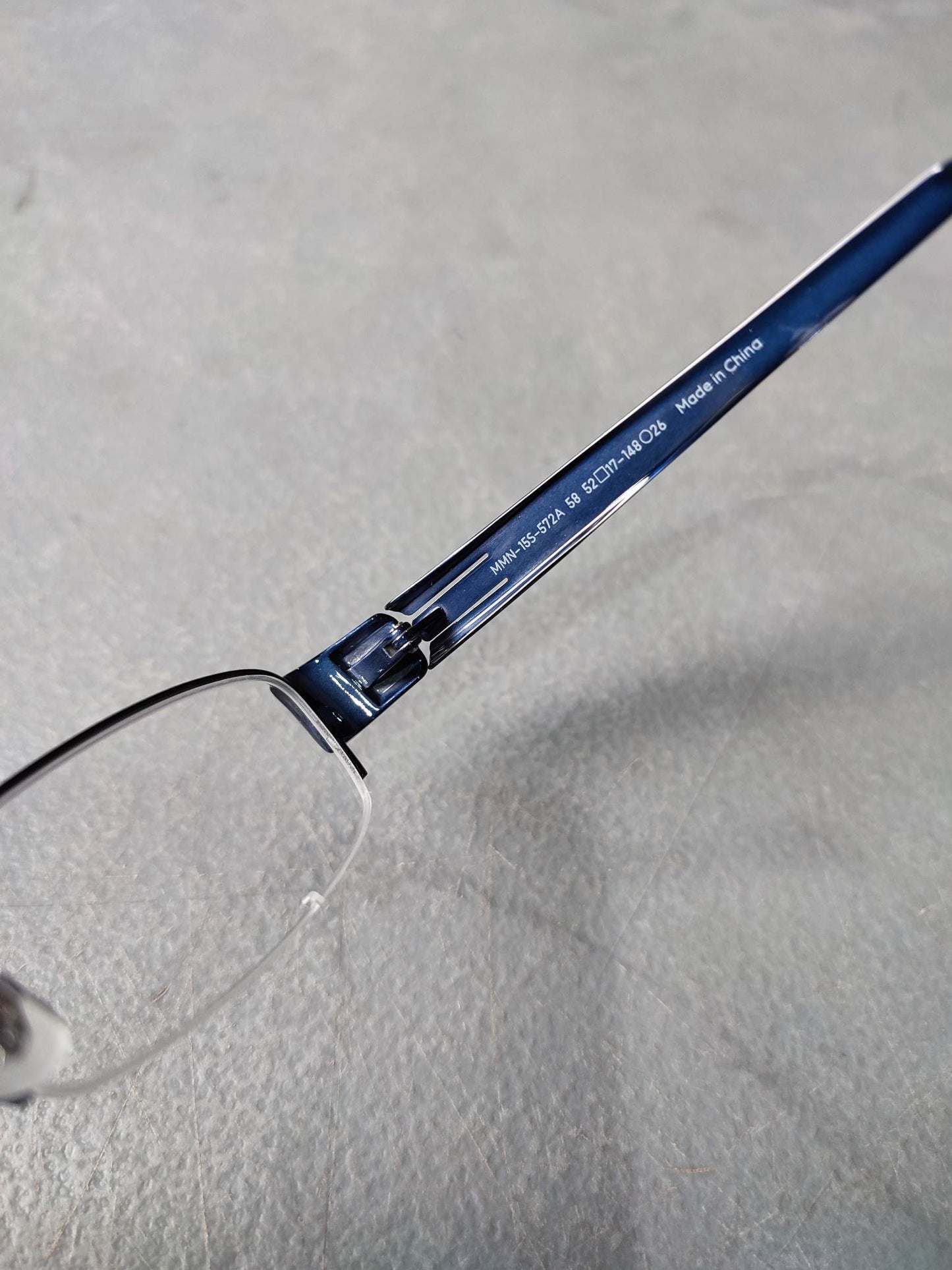 Plastic Frame JINS Brown/Dark Blue (MMN-15S572A58) Eyeglass