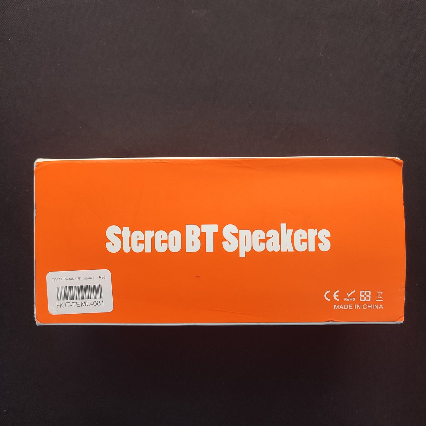 TG117 Portable BT Speaker - Red