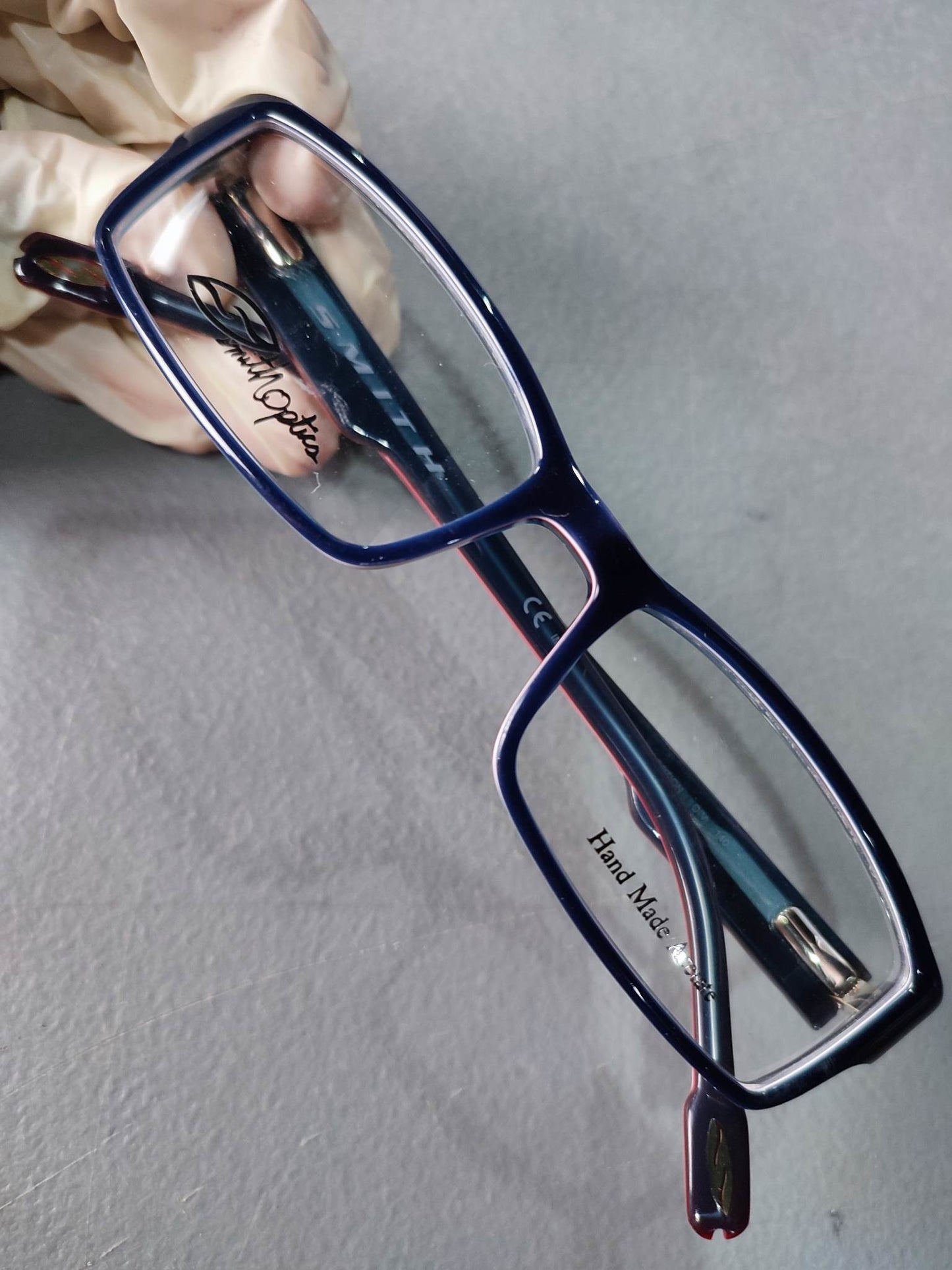 Plastic Frame SMITH OPTICS Black/White/Red (INTERSECTION OIV) Eyeglass