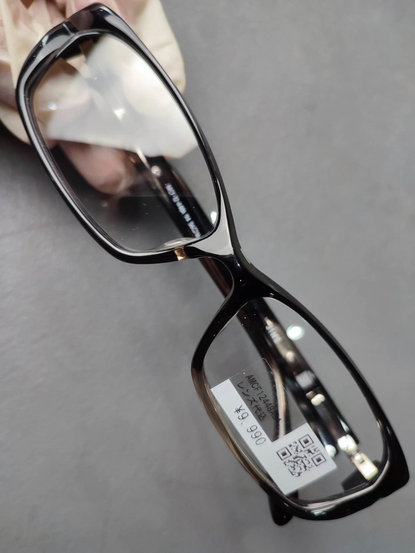 Plastic Frame JINS Black AMCF12448A94 (AMCF12448A94) Eyeglass