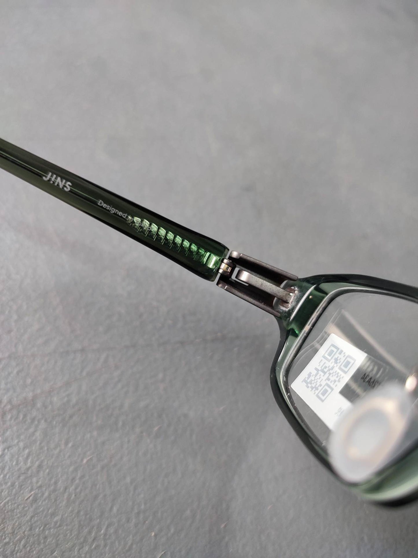 Plastic Frame JINS Tranparent Green (AMCF15S126A34) Eyeglass