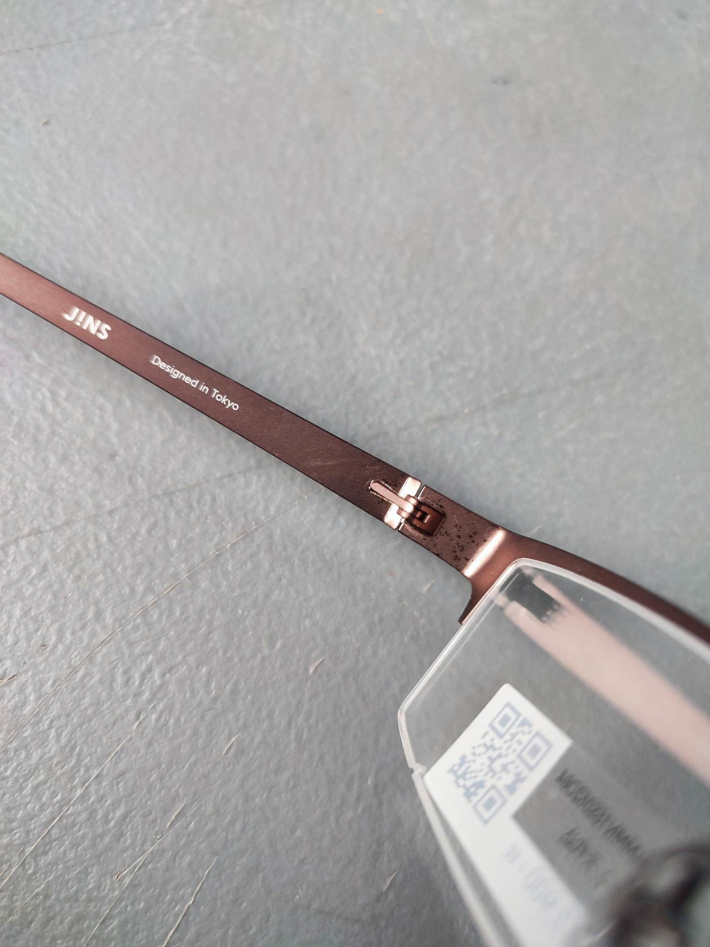 Plastic Frame JINS Matte Brown (AMMN15S062084) Eyeglass