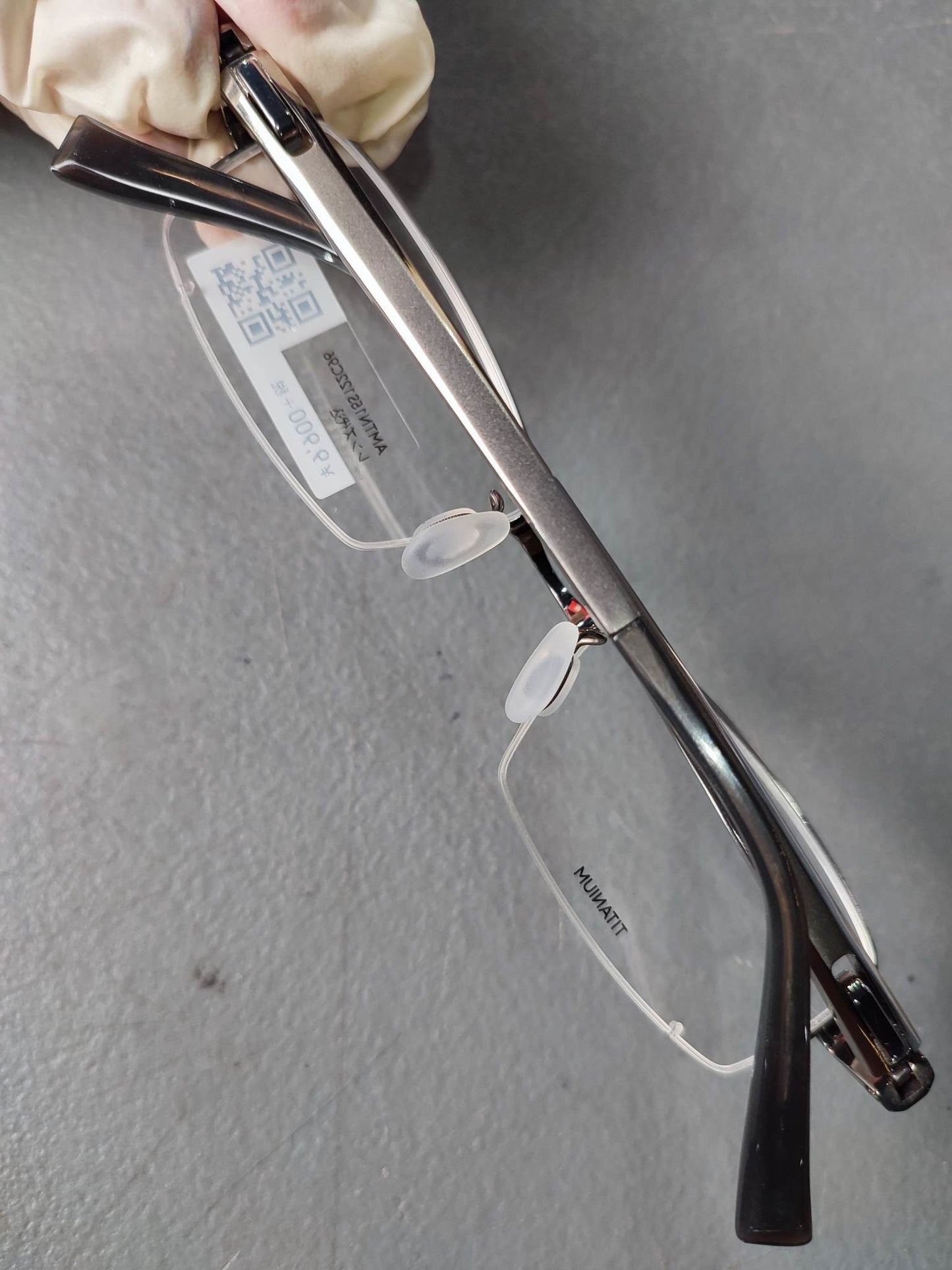 Stainless Metal Frame JINS Silver (MTN-15S-122C) Eyeglass
