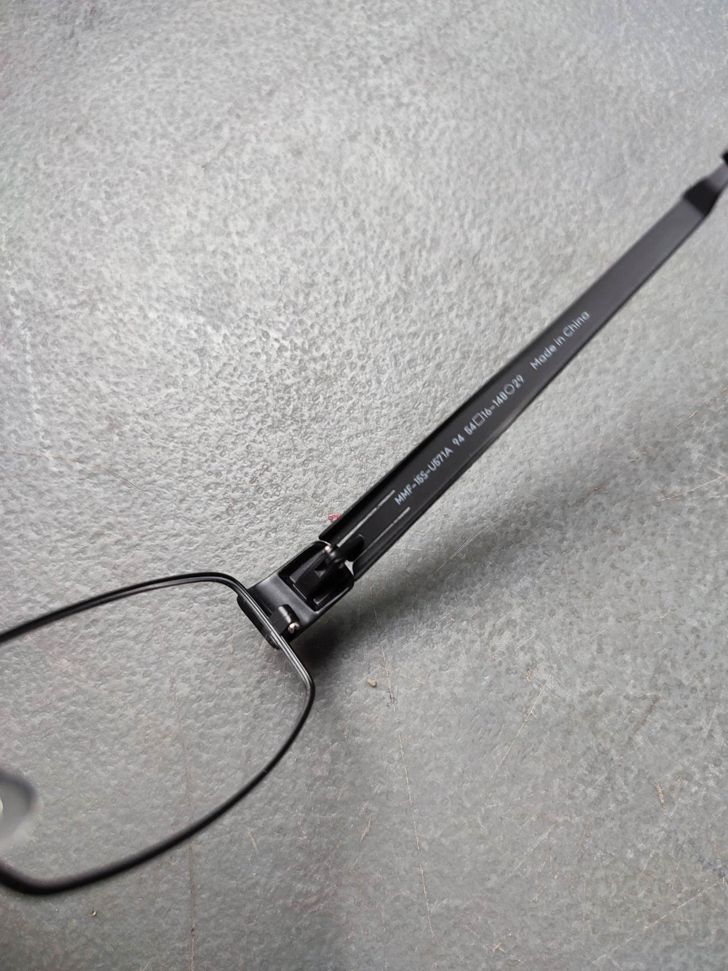 Plastic/Metal Frame JINS Matt/Black (AMMF15S571A94) Eyeglass