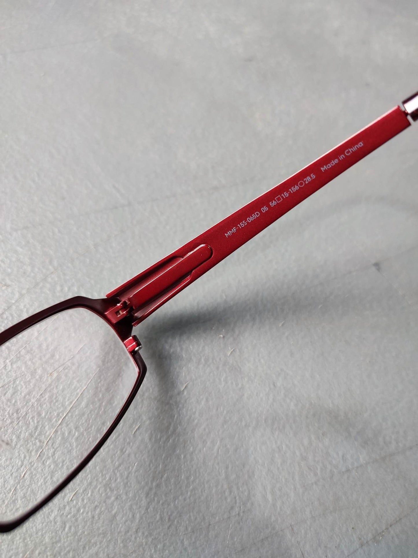 Plastic/Metal Frame JINS Glossy Matt/Brown (AMM15S065D05) Eyeglass