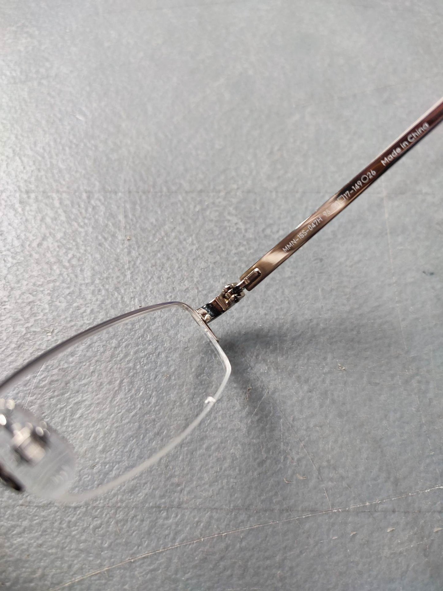 Plastic Frame Eyeglass JINS Silver (AMMN15S047A96)