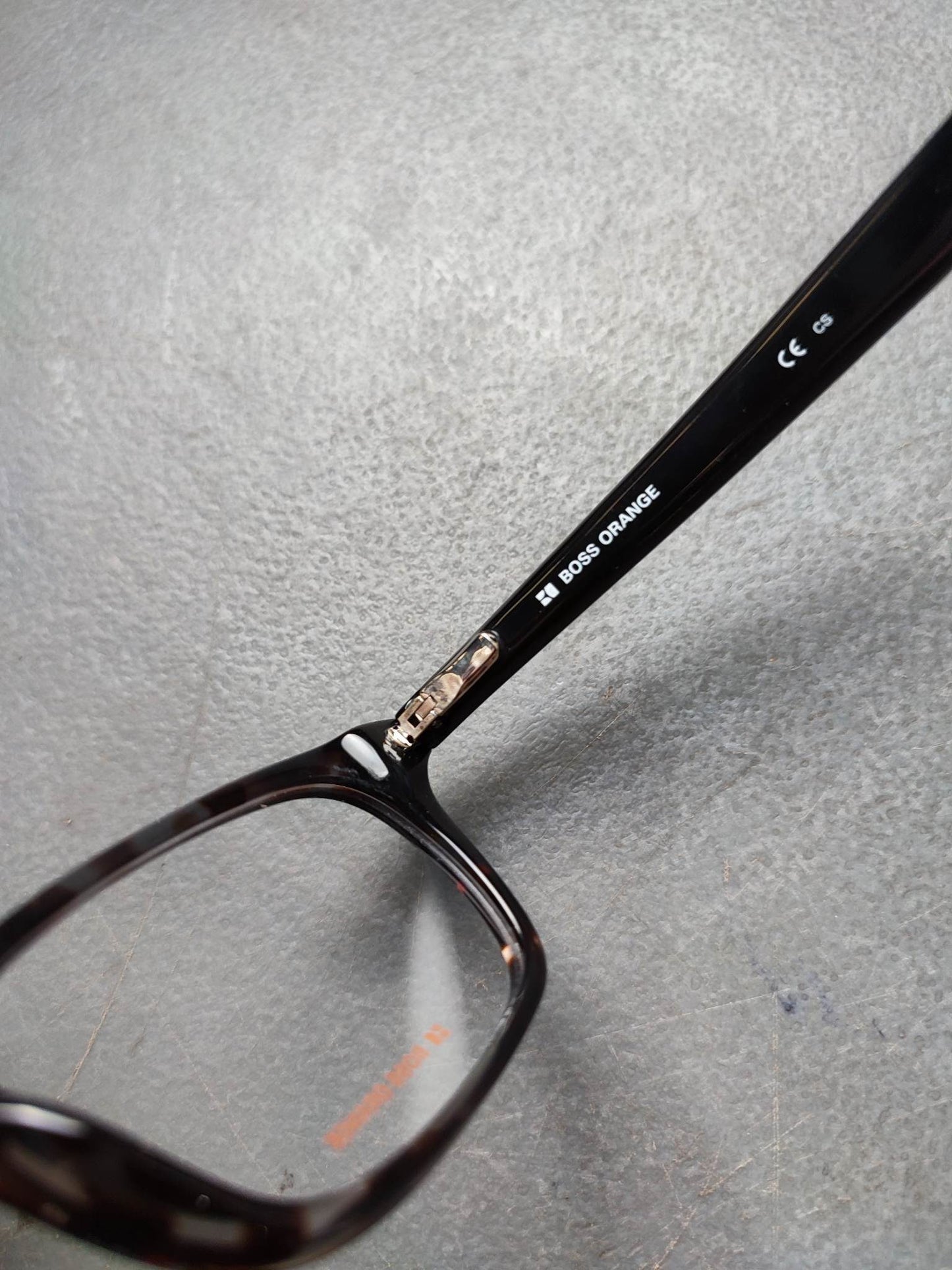 Plastic Frame BOSS ORANGE Black/Gray (B0 0024 ACF) Eyeglass