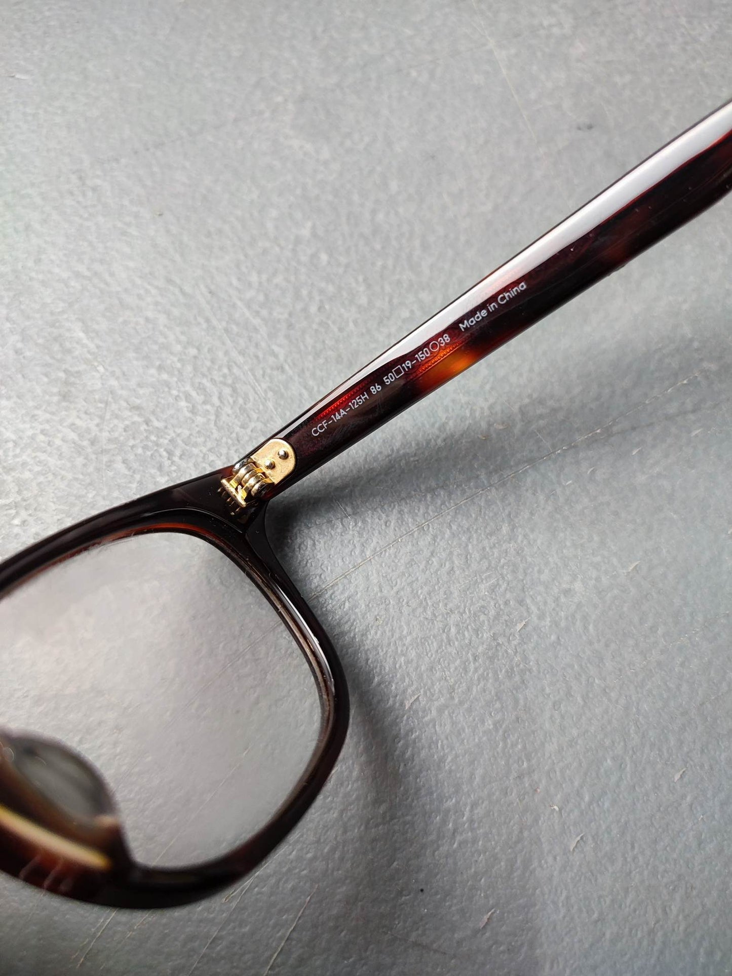Plastic Frame JINS Black/Orange (ACCF14A125H86) Eyeglass