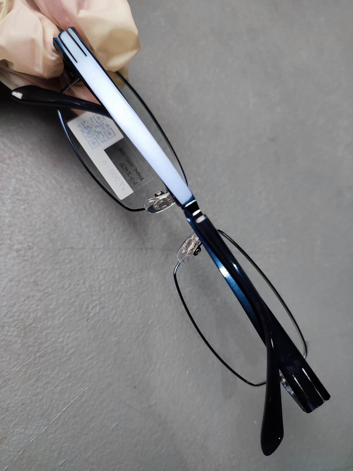 Plastic/Metal Frame JINS Glossy Blue (AMMF15S571B58) Eyeglass