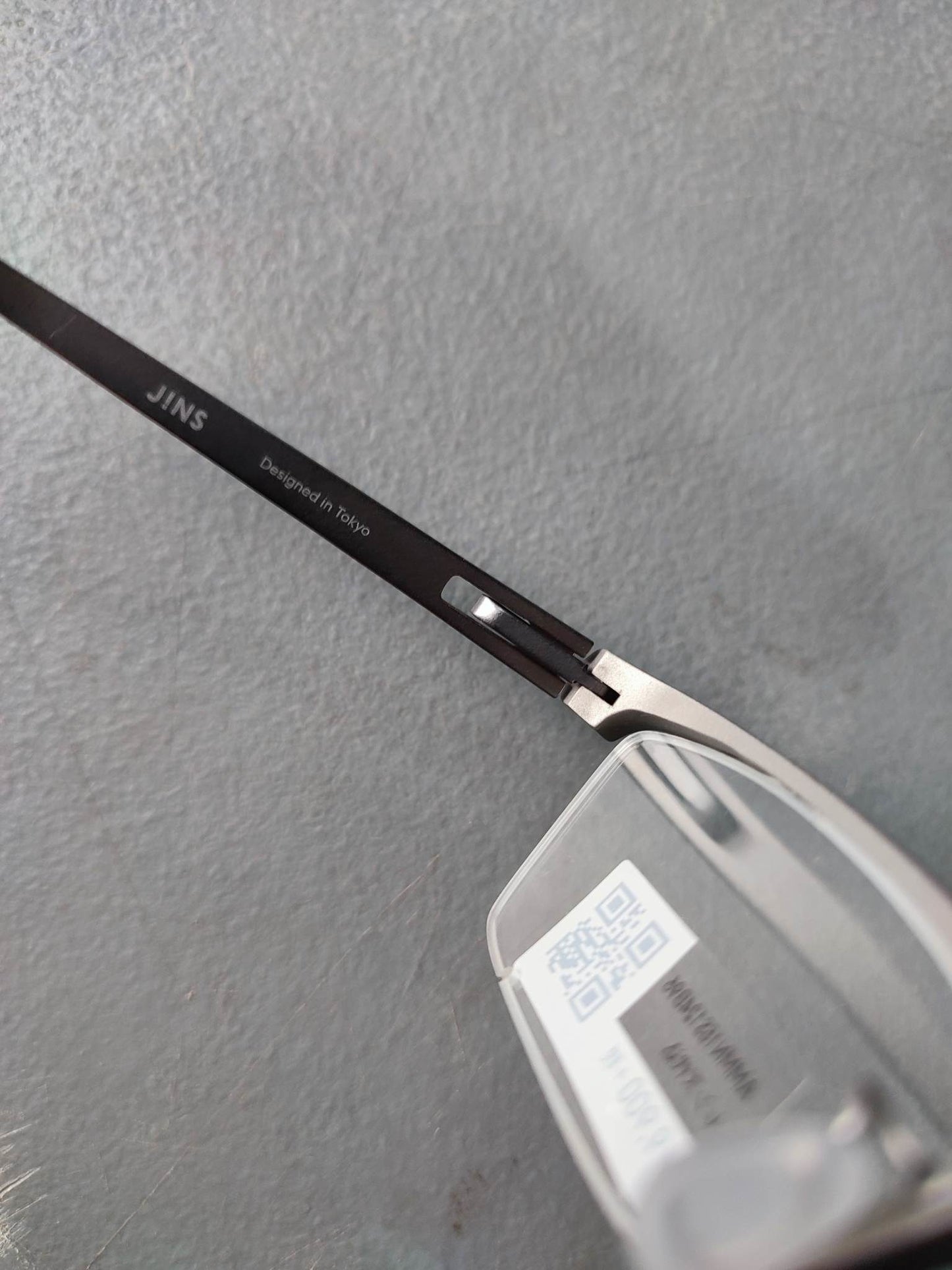 Plastic Frame Eyeglass JINS Temple Titanium (AMMN15S124B96)