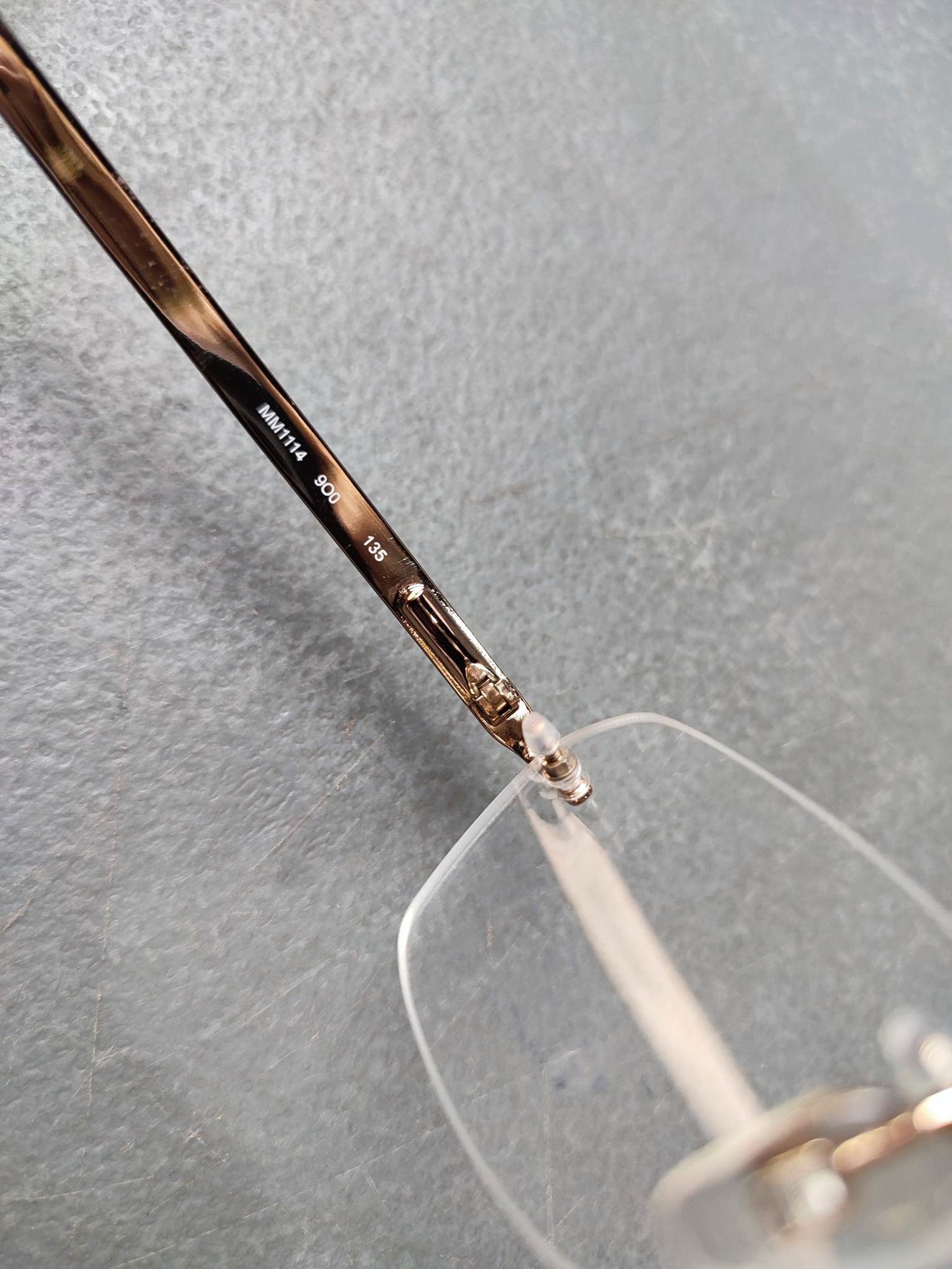 Plastic/Metal Frame MAX MARA Powder Transparent (MM1114900) Eyeglass