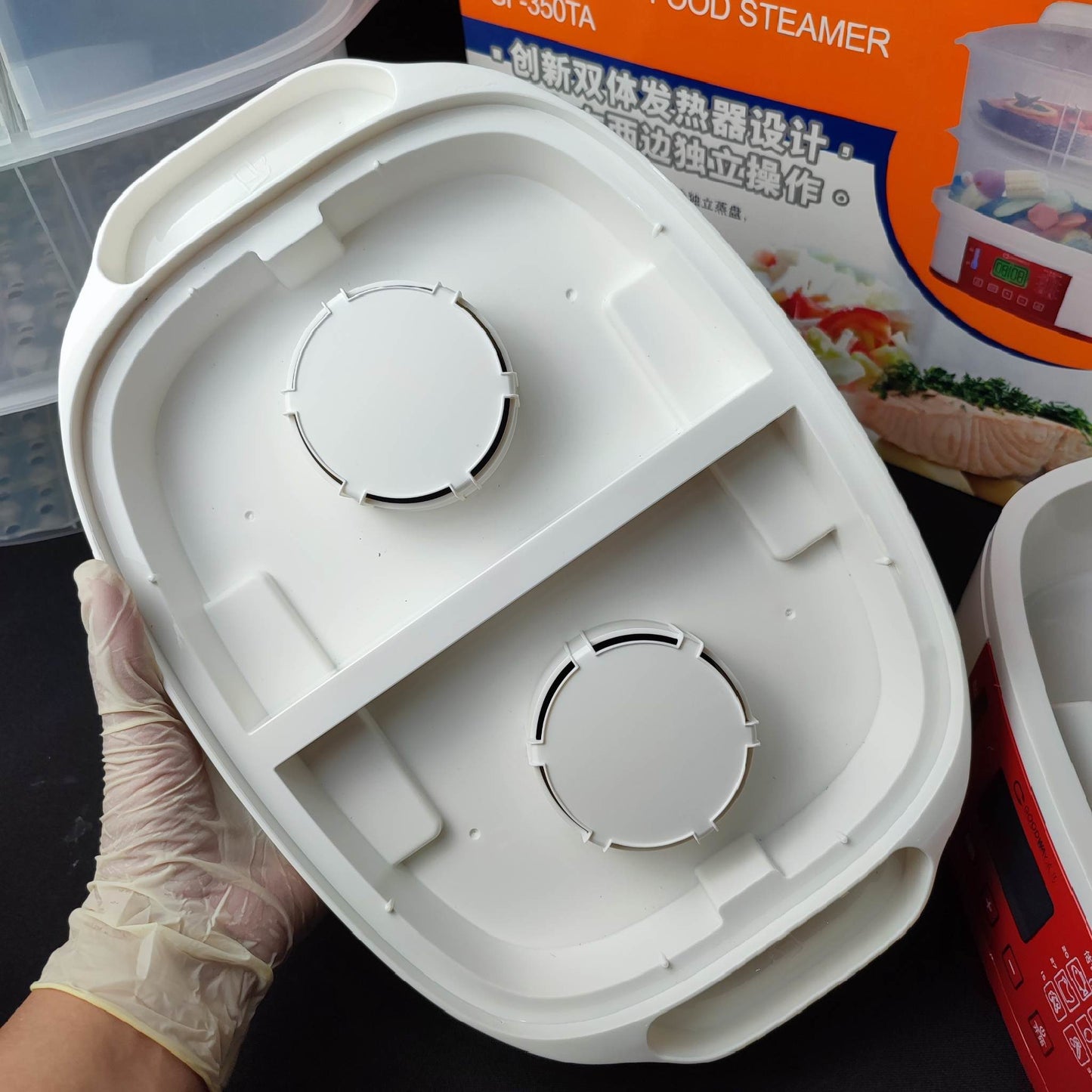 Goodway Electronic Food Streamer - 2 Layer (GF-350TA) - International Mall PUll-out
