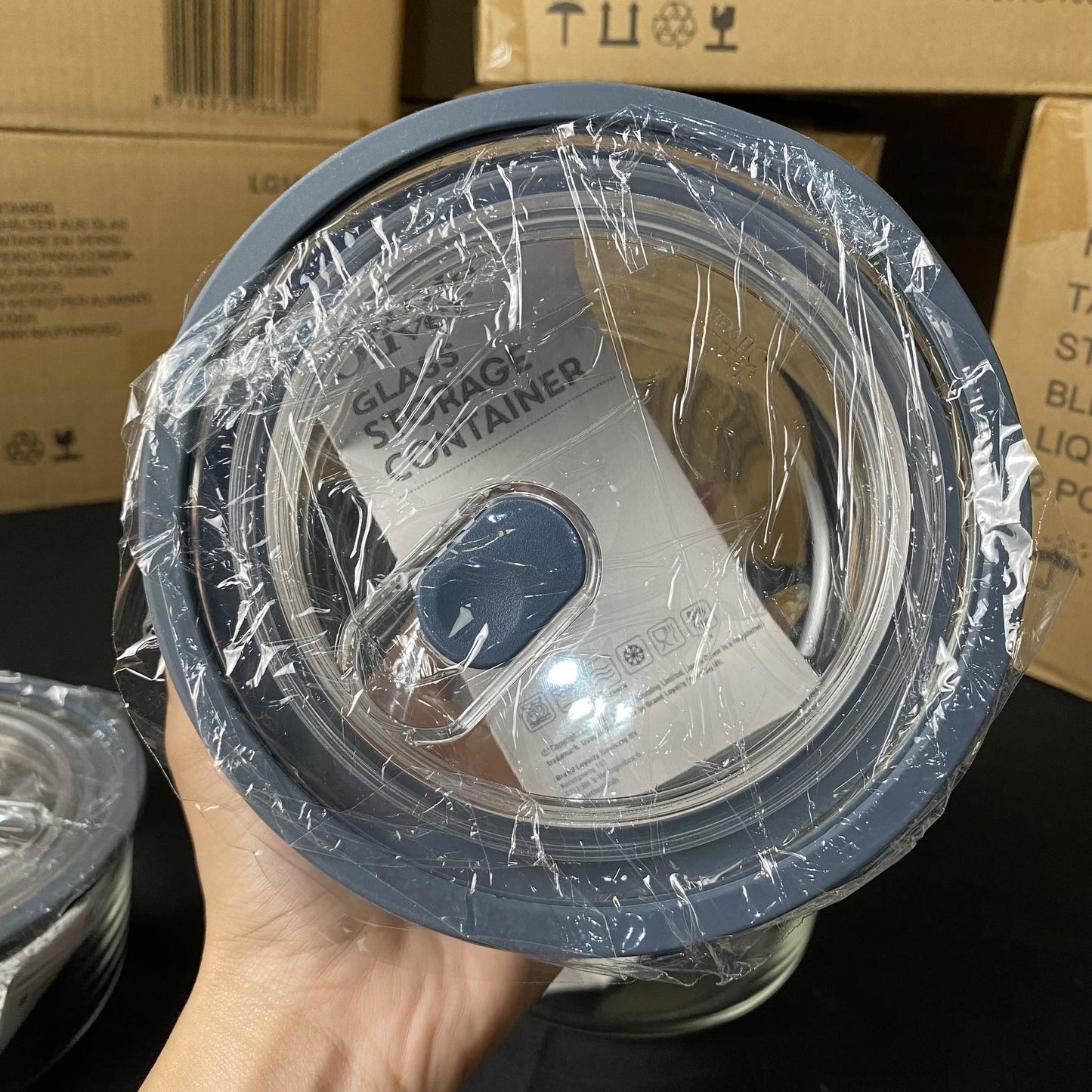 Jamie Oliver Glass Storage Round - 850ml