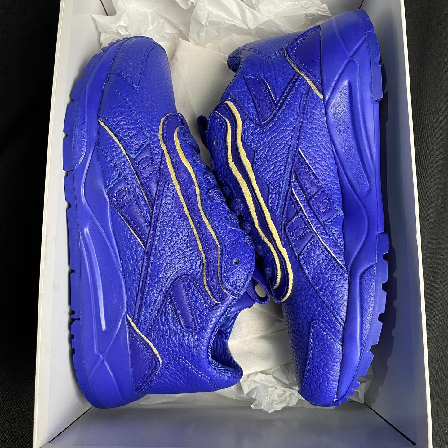 Reebok Blue Rubber Shoes Bolton Leather VB Unisex (FW9978) - Phase-out Model