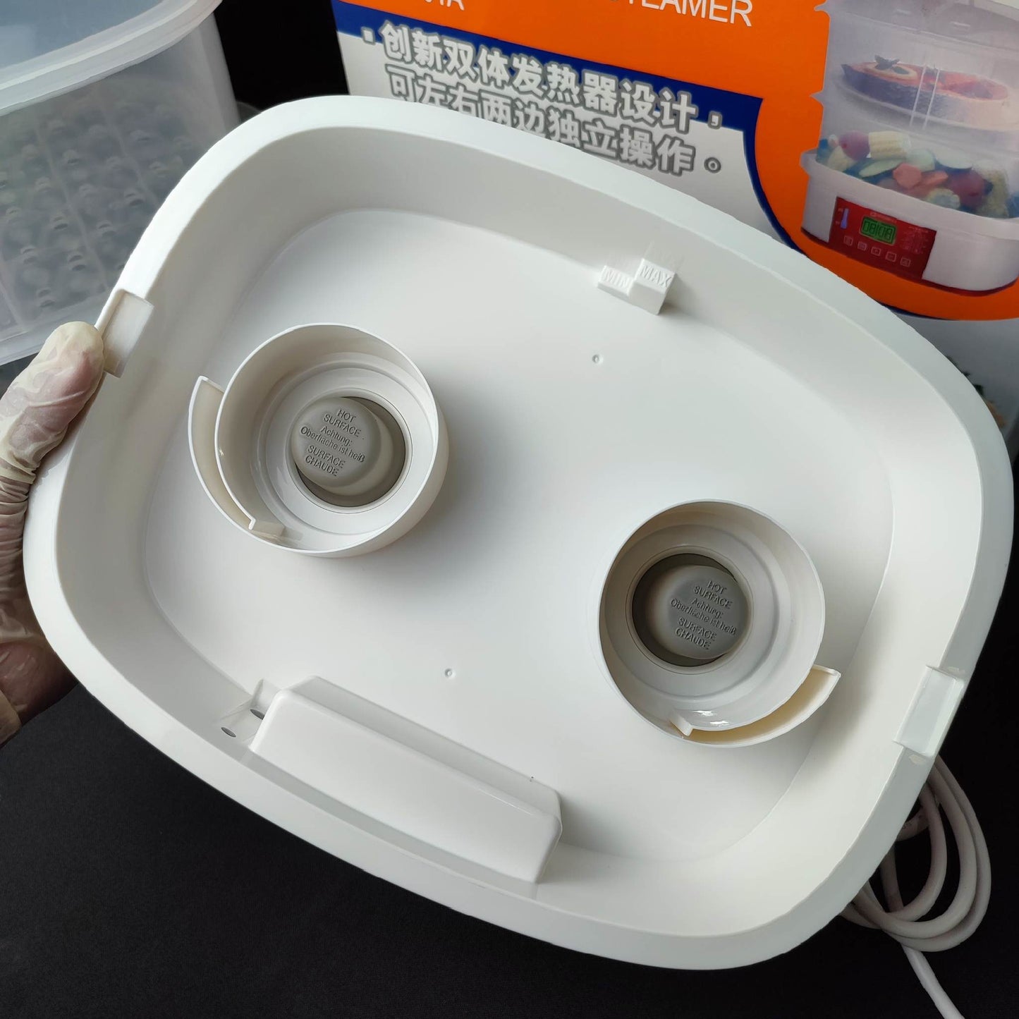 Goodway Electronic Food Streamer - 2 Layer (GF-350TA) - International Mall PUll-out