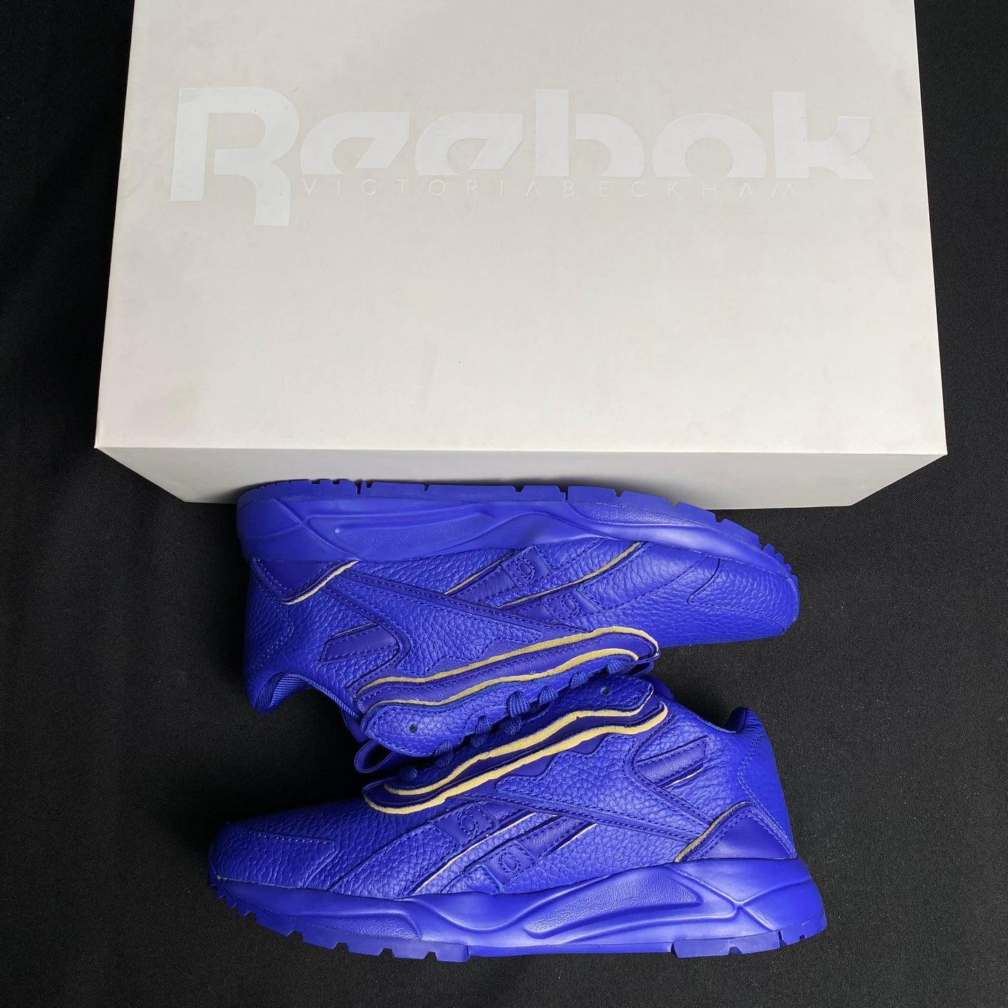 Reebok Blue Rubber Shoes Bolton Leather VB Unisex (FW9978) - Phase-out Model