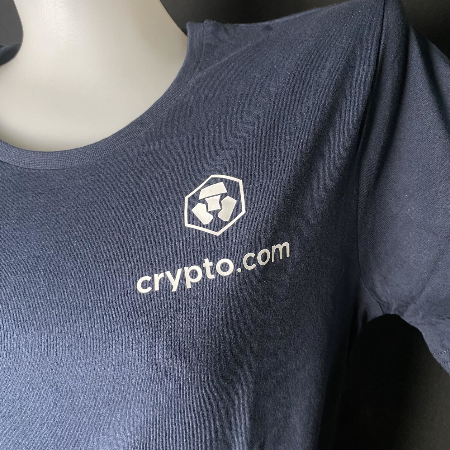 Crypto T-Shirt Navy Blue Size: Small - Factory Pull-out